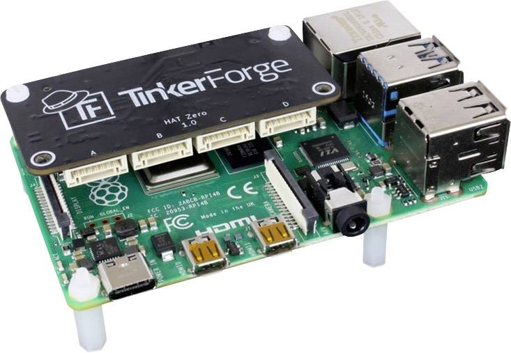 TinkerForge 778 Befestigungskit Passend für (Einplatinen-Computer) Raspberry Pi® 1 St.