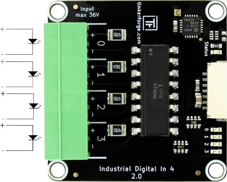 TinkerForge 2100 Erweiterungsmodul Passend für (Einplatinen-Computer) TinkerForge 1 St.