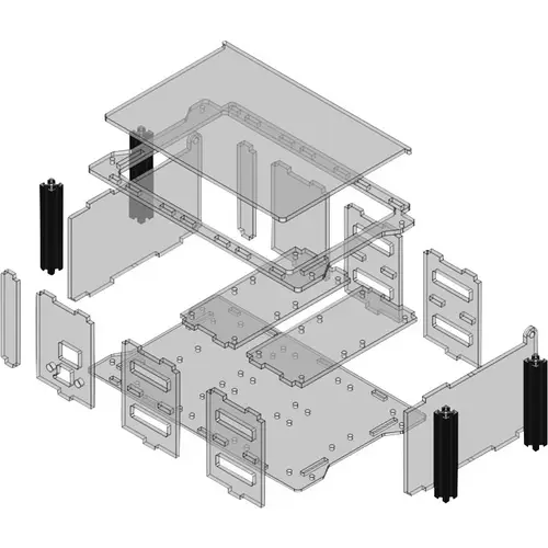 TinkerForge 761 Gehäuse Passend für (Einplatinen-Computer) TinkerForge 1St. TinkerForge 761 Gehäuse Passend für (Einplatinen-Computer) TinkerForge 1St.
