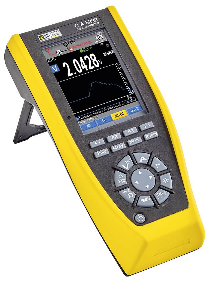 Chauvin Arnoux C.A 5292 Hand-Multimeter digital Datenlogger, Grafik-Display CAT III 1000 V, CAT IV 600V Anzeige (Counts): 100000