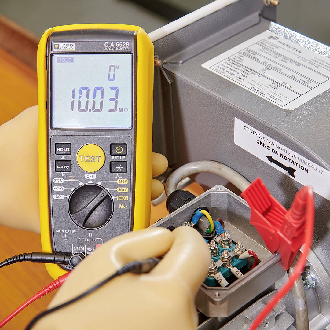 Chauvin Arnoux C.A 6528 Isolationsmessgerät 250 V, 500 V, 1000V 11 GΩ