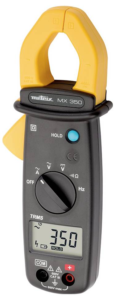 Metrix MX 350 Stromzange digital CAT III 600V Anzeige (Counts): 6000