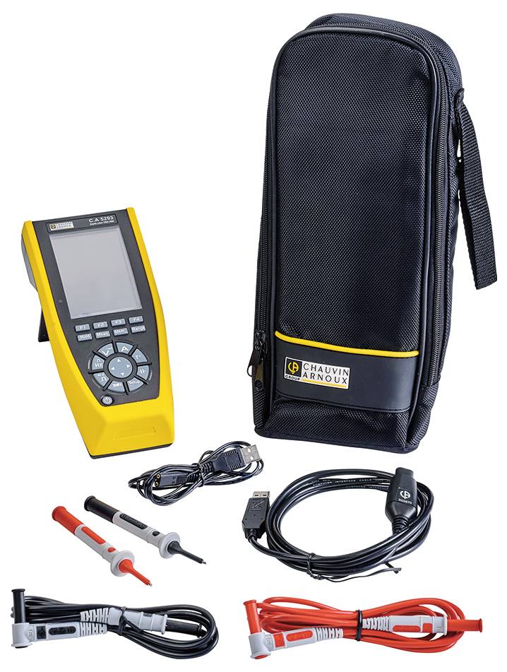 Chauvin Arnoux C.A 5293-BT Hand-Multimeter digital Datenlogger, Grafik-Display CAT III 1000 V, CAT IV 600V Anzeige (Counts)