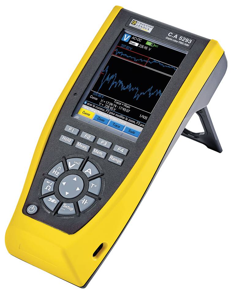Chauvin Arnoux C.A 5293-BT Hand-Multimeter digital Datenlogger, Grafik-Display CAT III 1000 V, CAT IV 600V Anzeige (Counts)