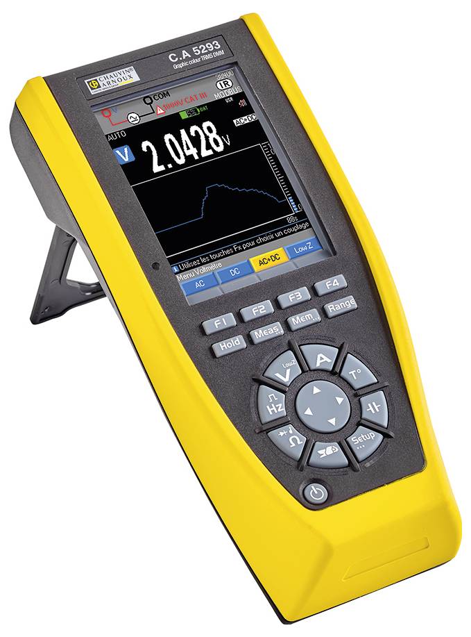Chauvin Arnoux C.A 5293 Hand-Multimeter digital Datenlogger, Grafik-Display CAT III 1000 V, CAT IV 600V Anzeige (Counts): 100000