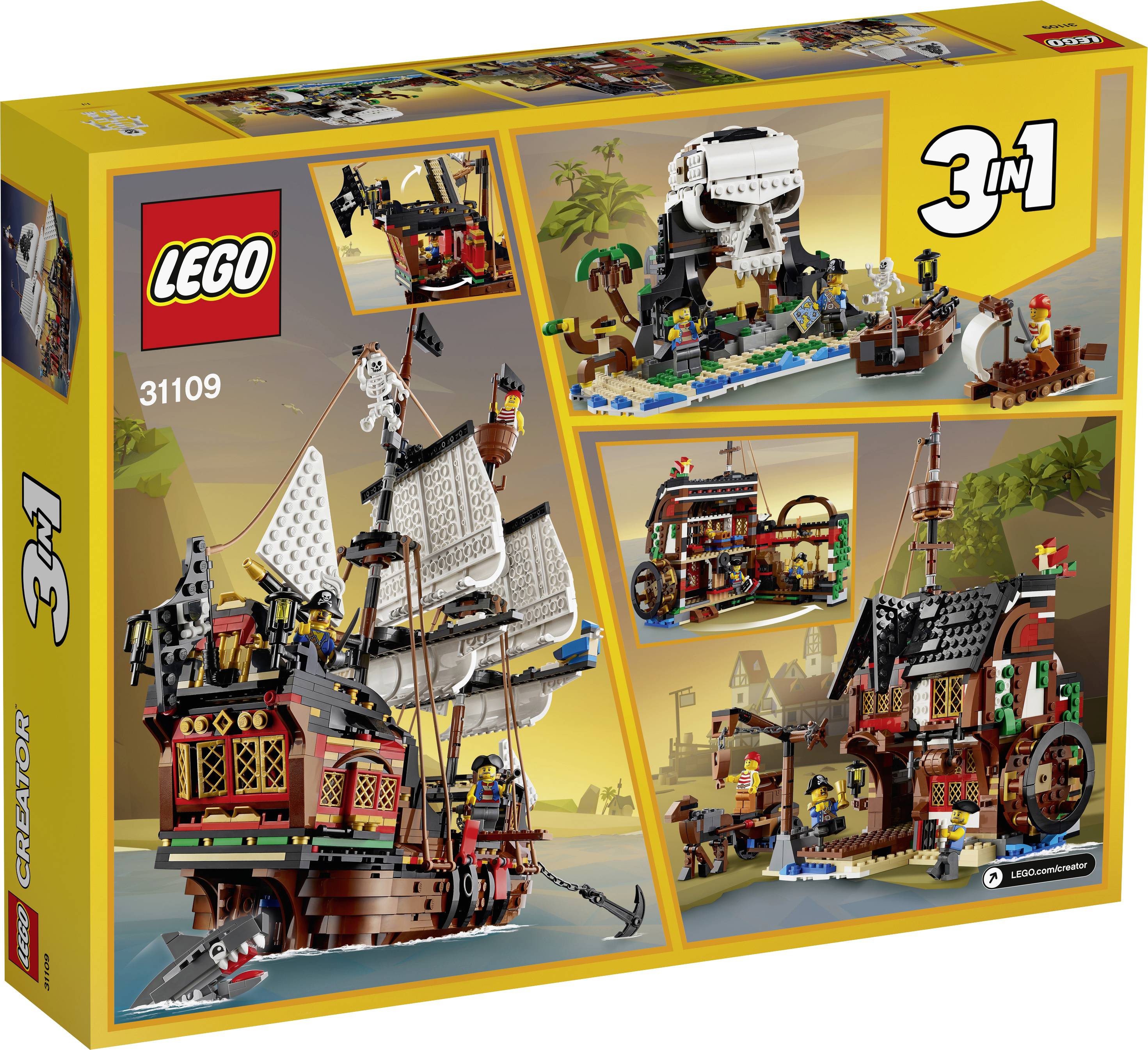 31109 LEGO® CREATOR Piratenschiff