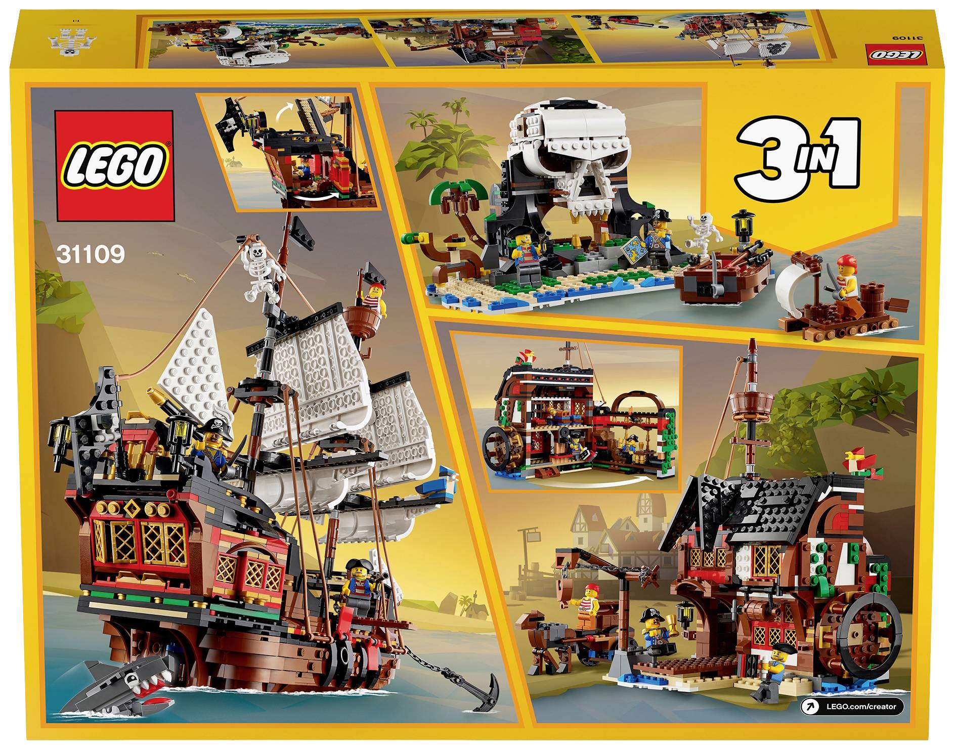 31109 LEGO® CREATOR Piratenschiff