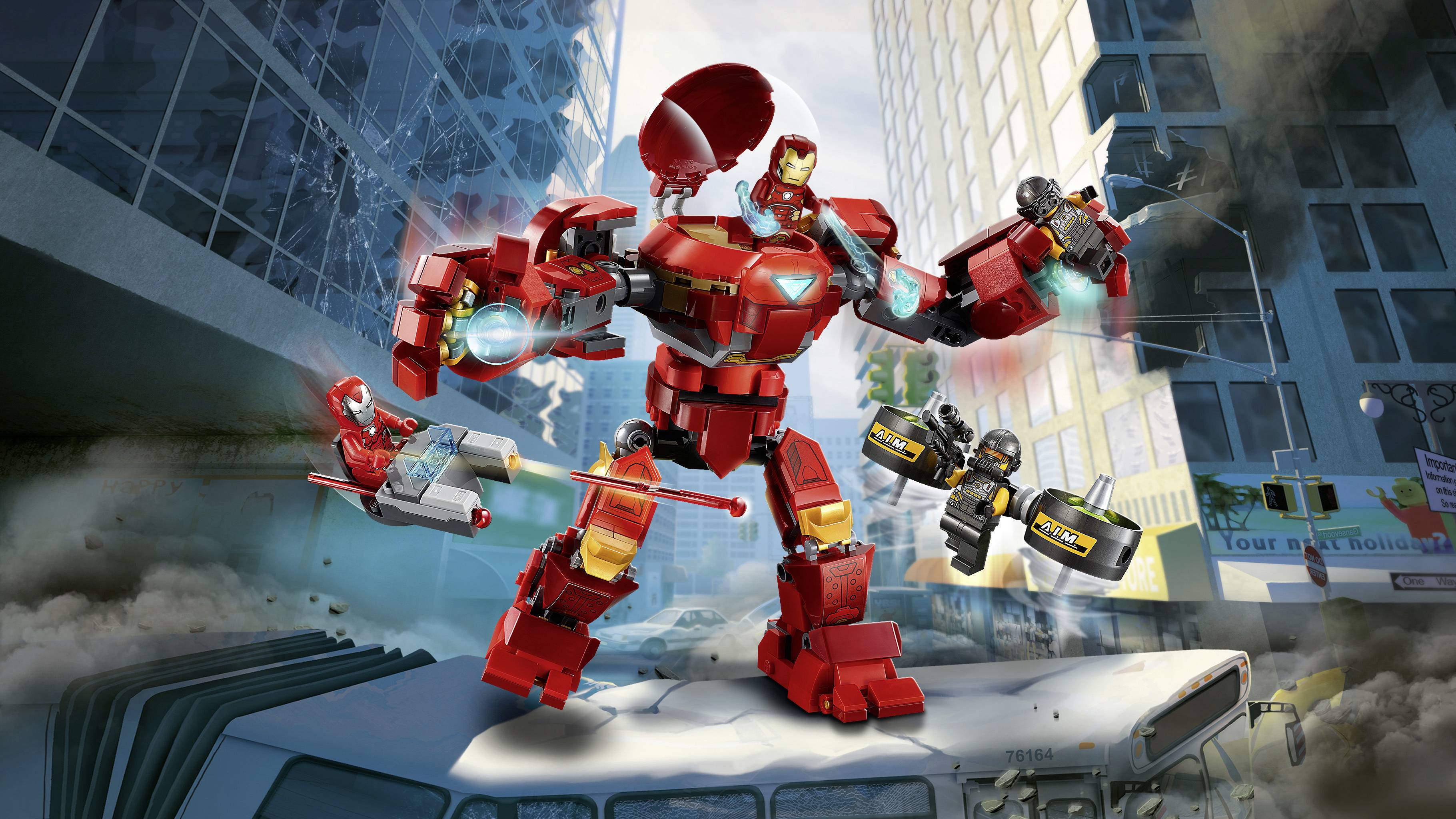 76164 LEGO® MARVEL SUPER HEROES Iron Man Hulkbuster vs. A.I.M.-Agent