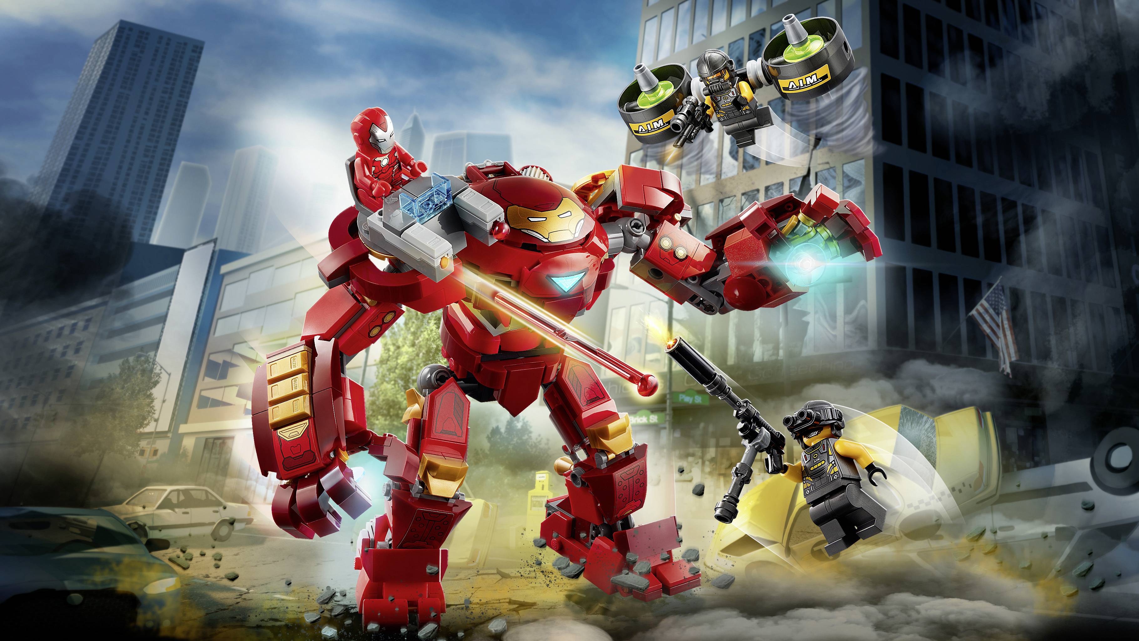 76164 LEGO® MARVEL SUPER HEROES Iron Man Hulkbuster vs. A.I.M.-Agent