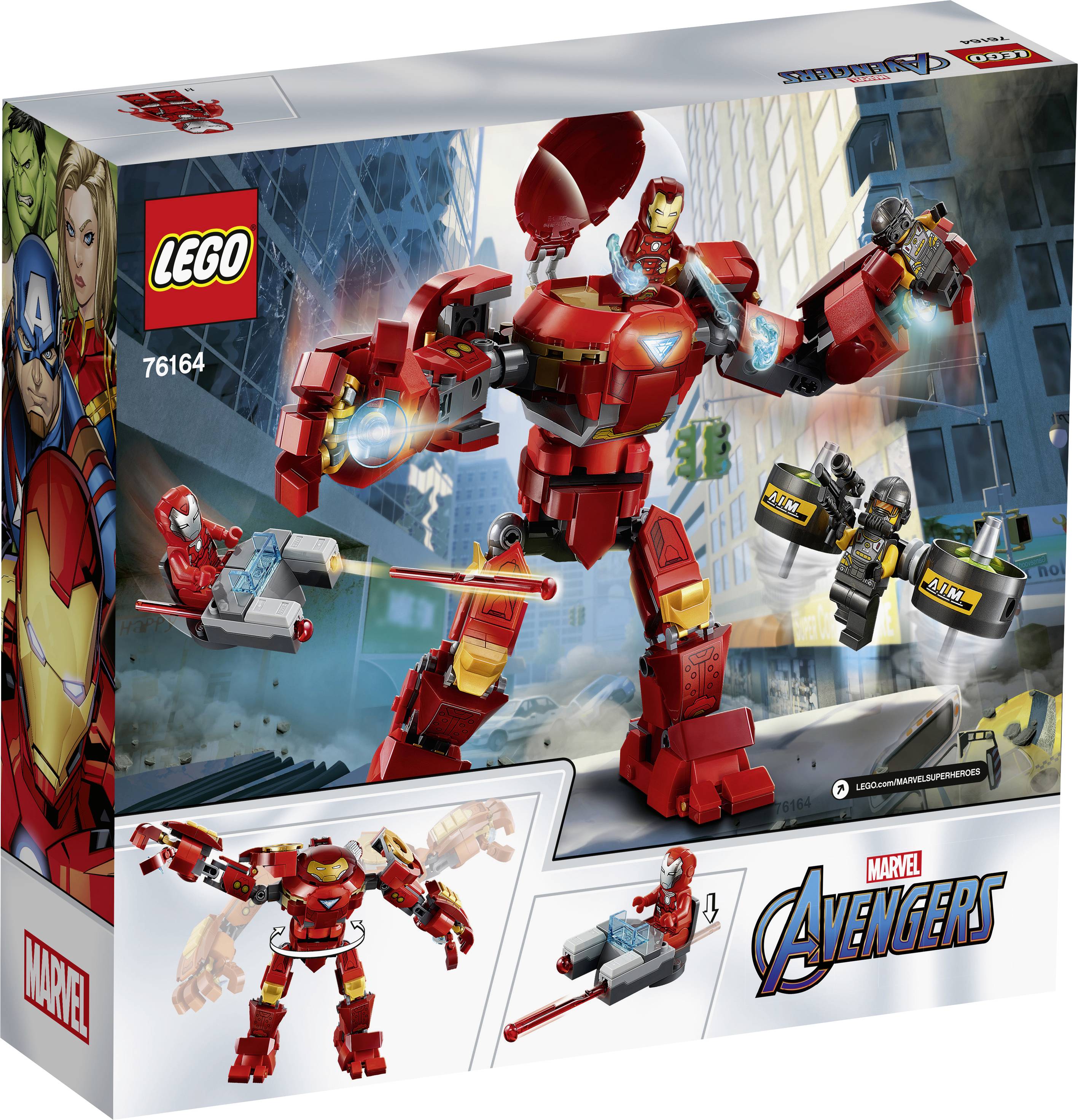 76164 LEGO® MARVEL SUPER HEROES Iron Man Hulkbuster vs. A.I.M.-Agent