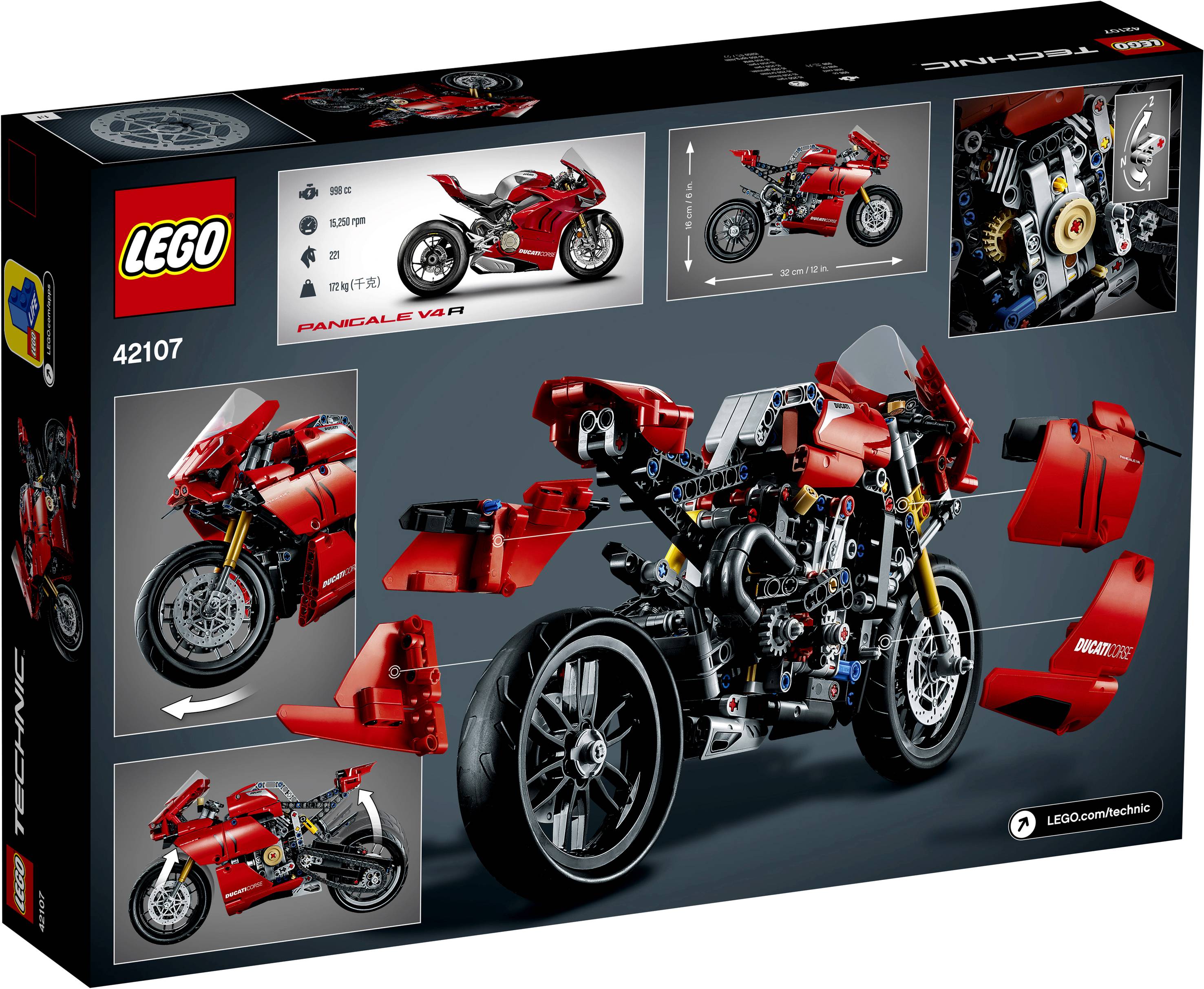 LEGO® TECHNIC 42107 Ducati Panigale V4 R