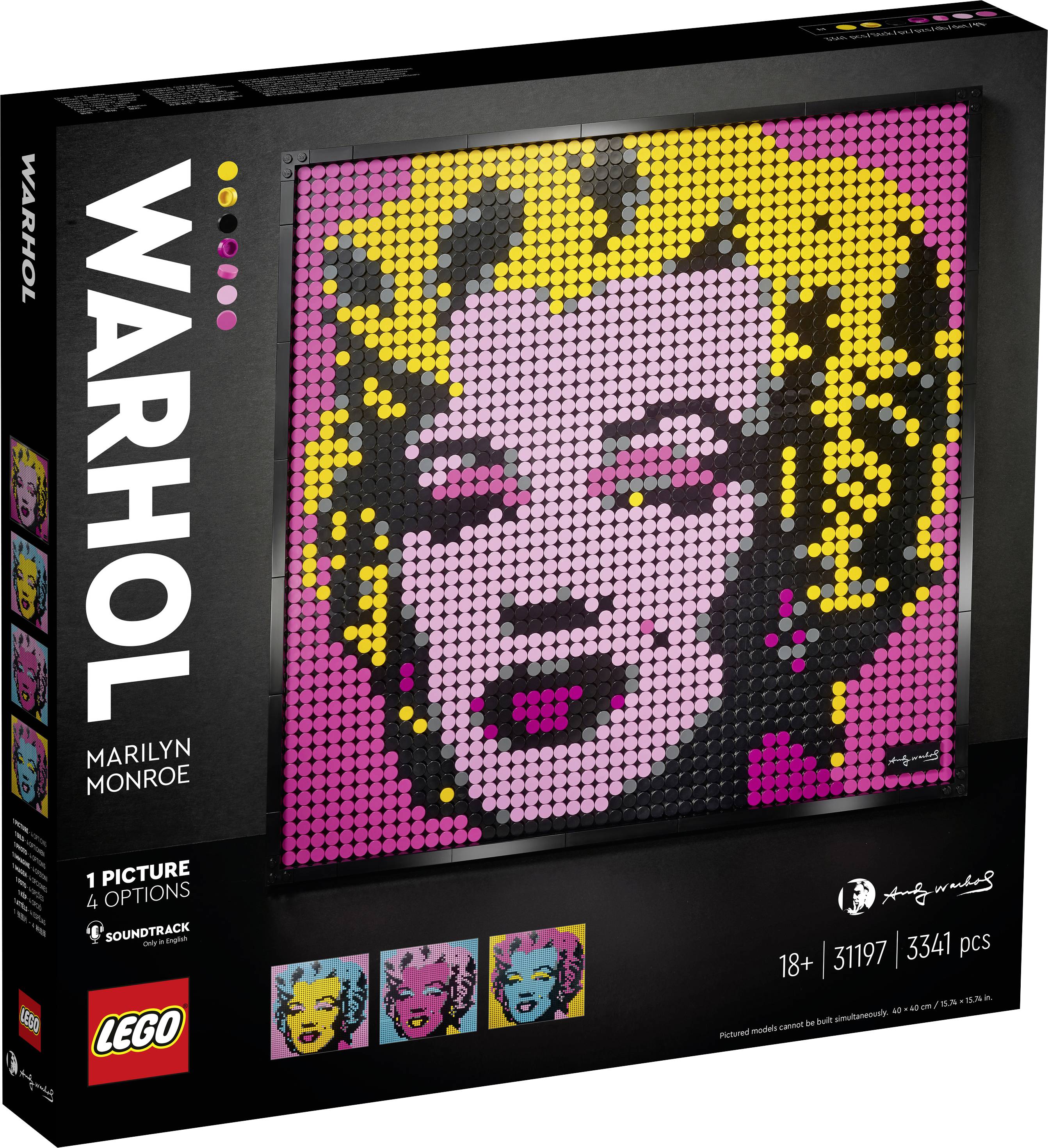 31197 LEGO® ART Andy Warhol's Marilyn Monroe