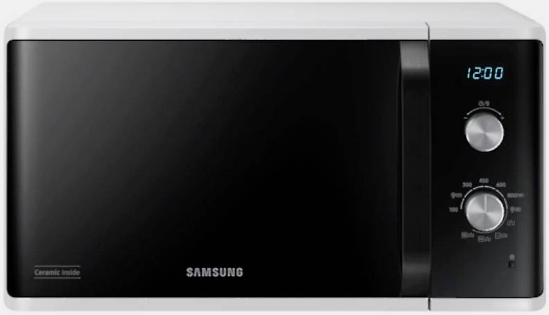 Samsung MG23K3614AW/EG Mikrowelle Weiß 800 W Grillfunktion, kabelgebunden