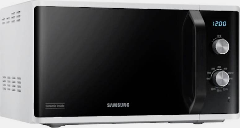 Samsung MG23K3614AW/EG Mikrowelle Weiß 800 W Grillfunktion, kabelgebunden