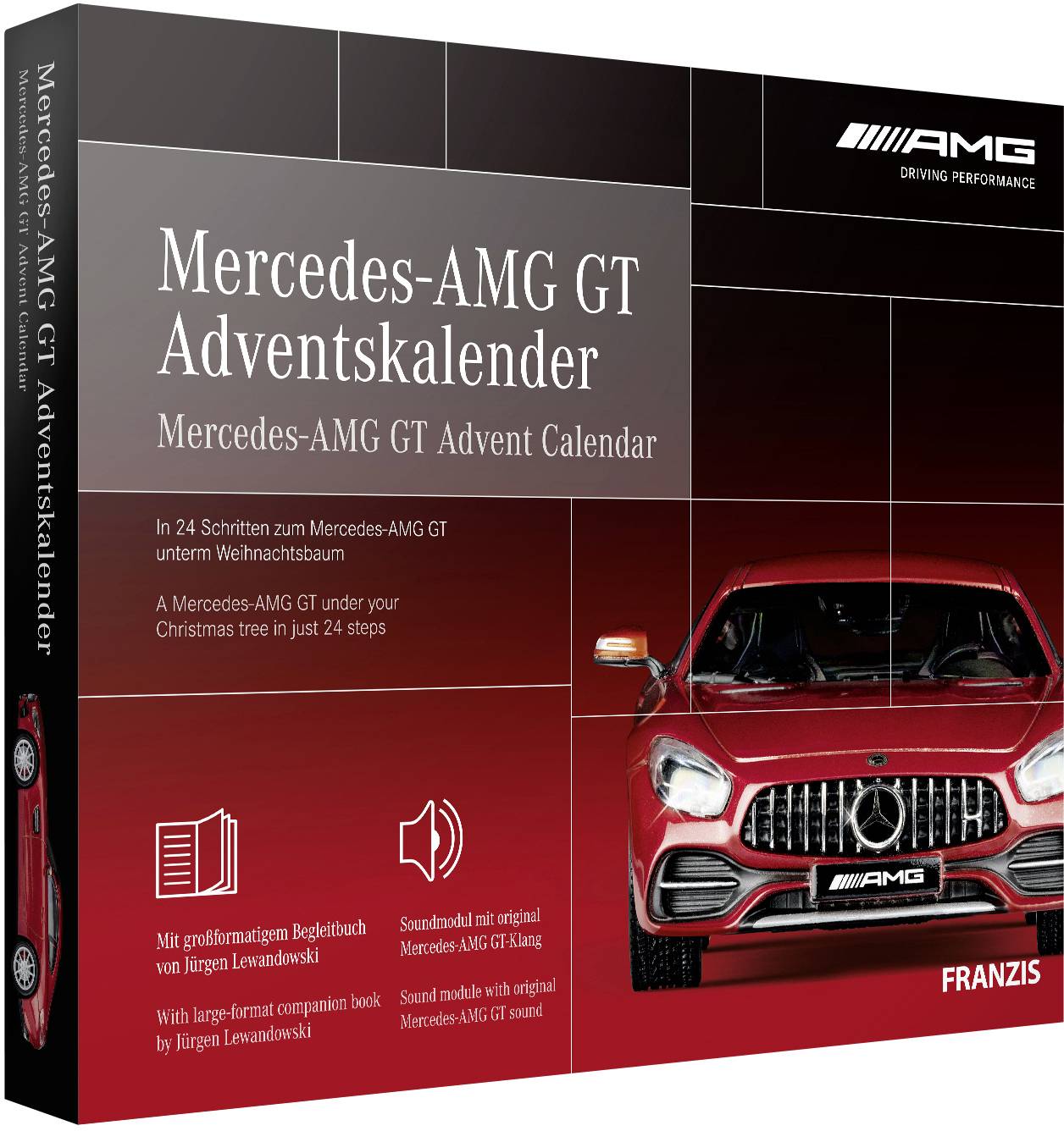 Franzis Verlag Mercedes-AMG GT Bausätze, Elektronik, Technik Adventskalender Altersklasse ab 14 Jahre