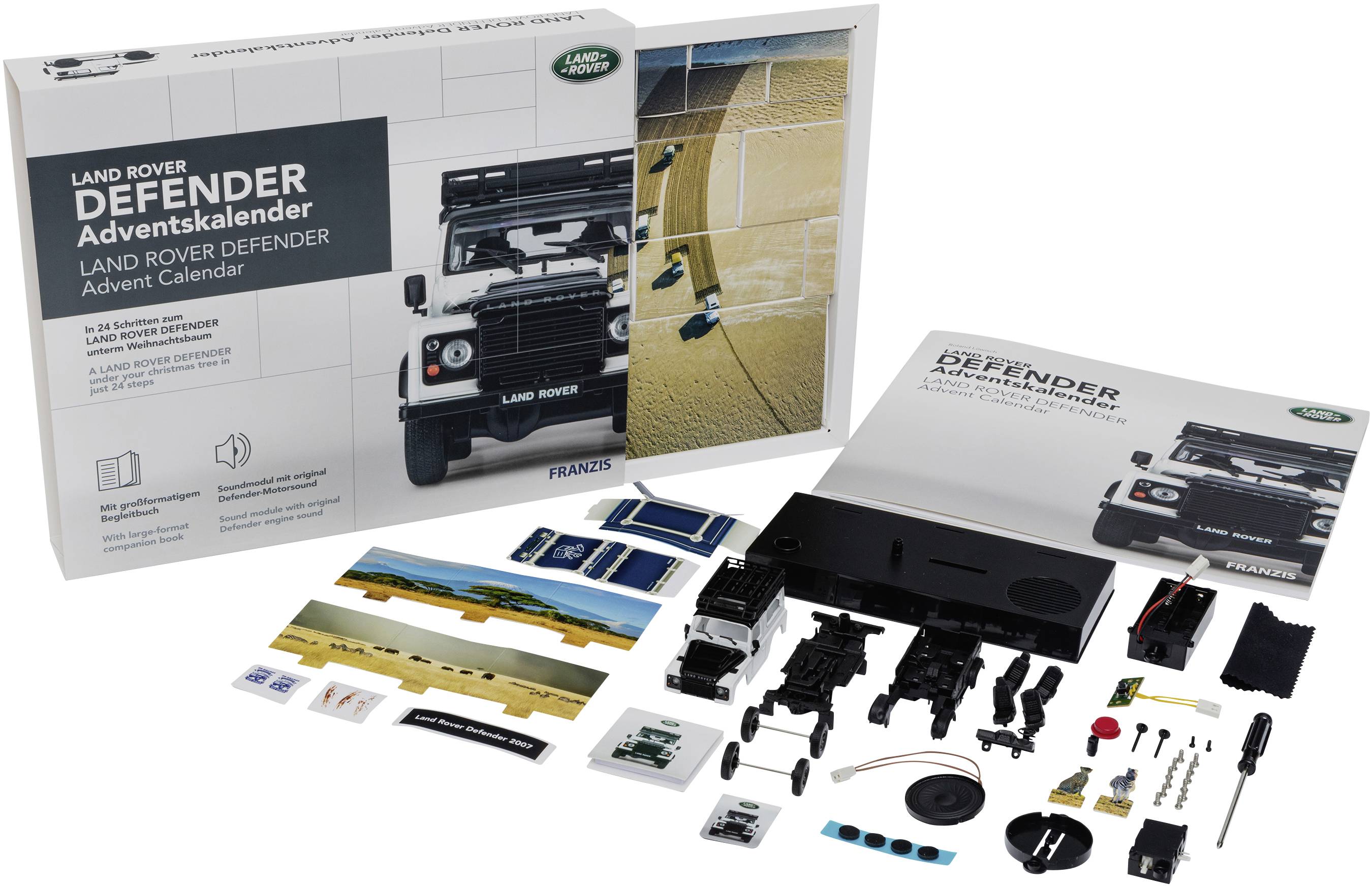 Franzis Verlag Land Rover Devender Bausätze, Elektronik, Technik Adventskalender