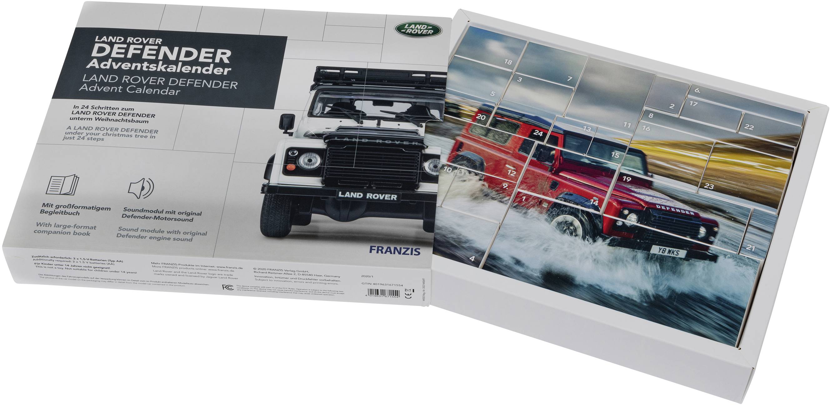 Franzis Verlag Land Rover Devender Bausätze, Elektronik, Technik Adventskalender