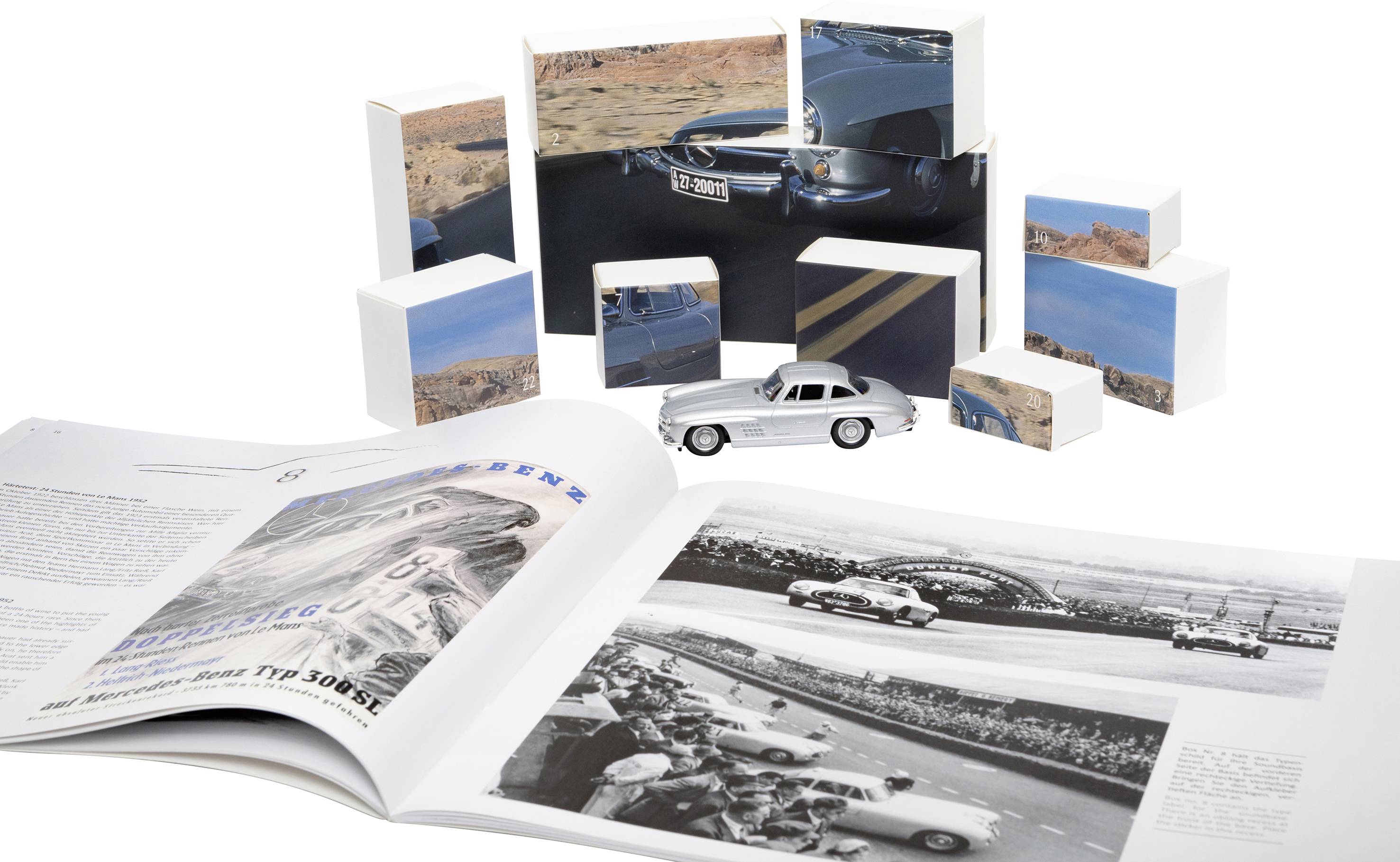 Franzis Verlag Mercedes-Benz 300 SL Mercedes-Benz 300 SL Bausätze, Elektronik, Technik Adventskalender Altersklasse ab 14 Jahre