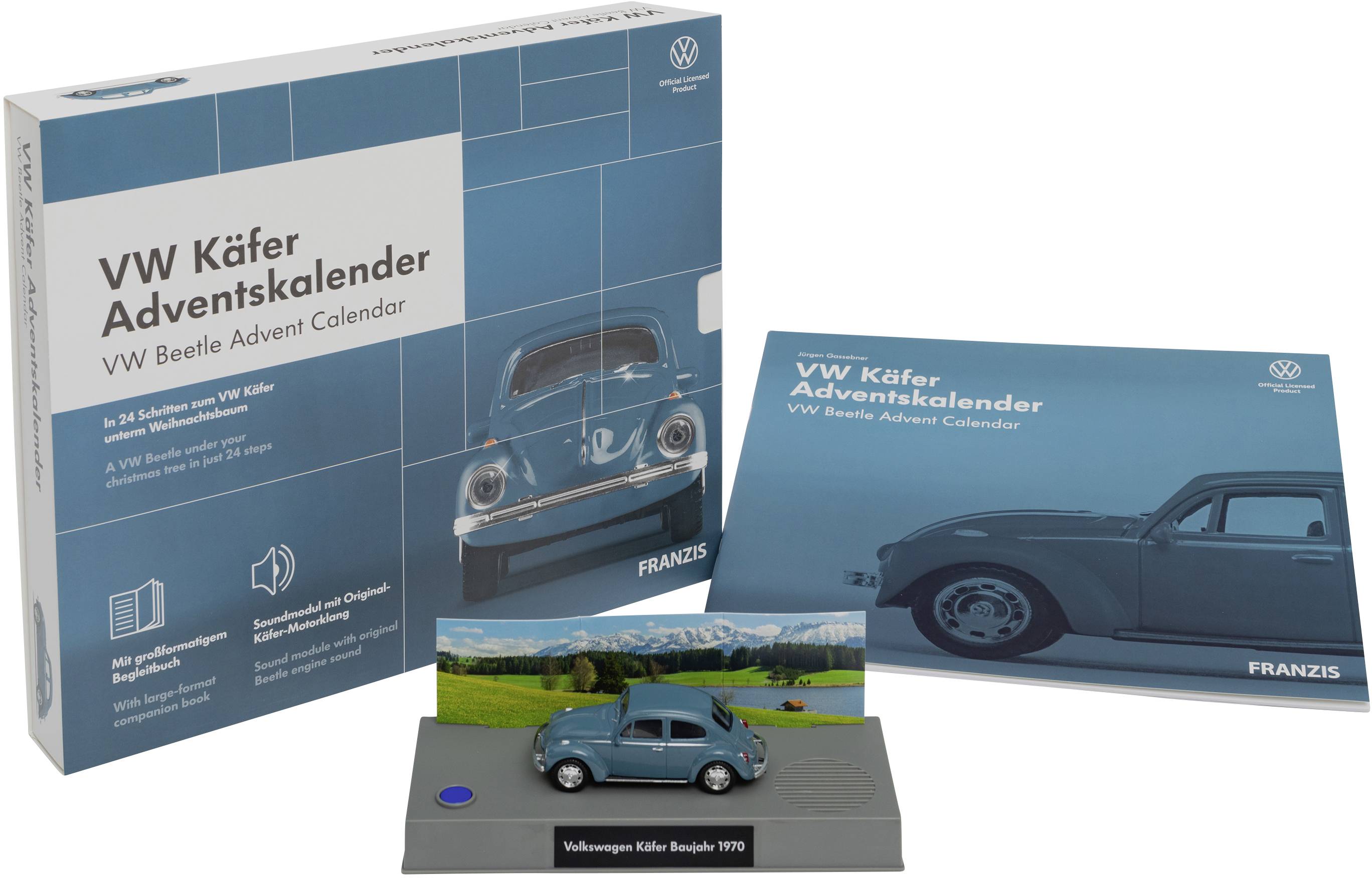 FRANZIS VW Käfer Bausätze Adventskalender Altersklasse ab 14 Jahre
