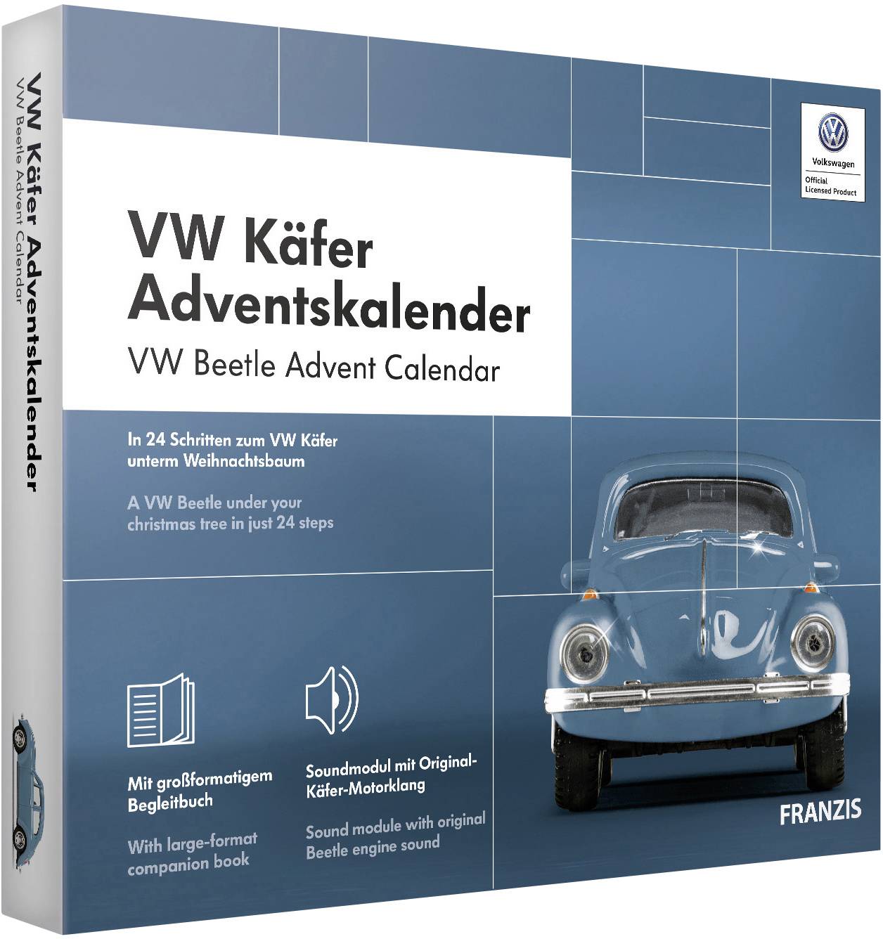 FRANZIS VW Käfer Bausätze Adventskalender Altersklasse ab 14 Jahre