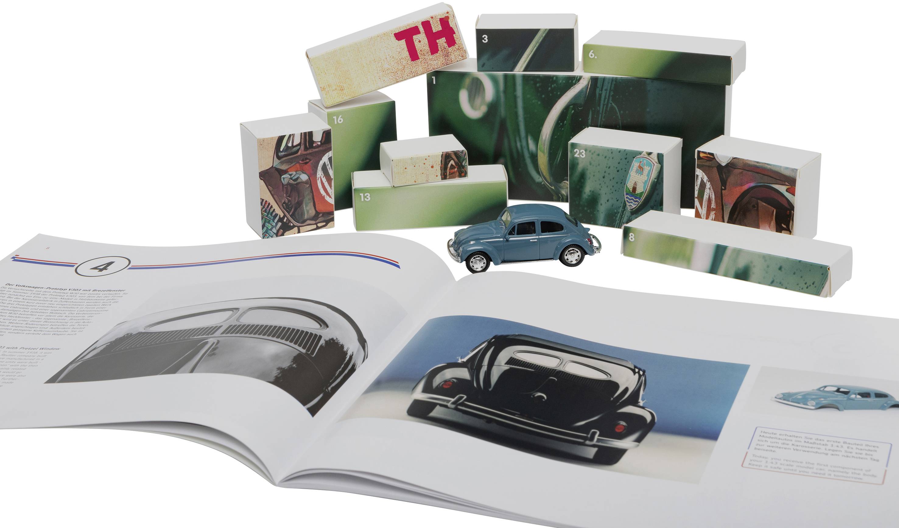 FRANZIS VW Käfer Bausätze Adventskalender Altersklasse ab 14 Jahre