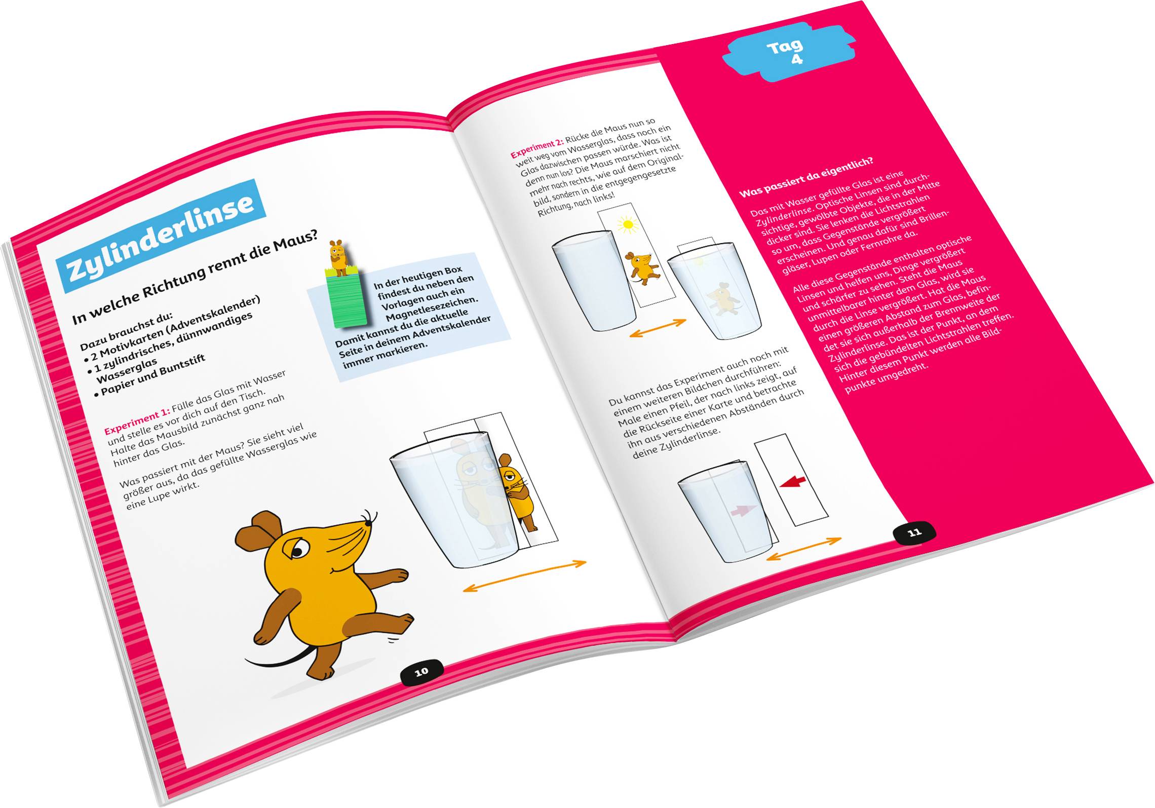 FRANZIS Verlag Mit der Maus Experimentier-Adventskalender mit der Maus Experimente Adventskalender Altersklasse ab 7 Jahre