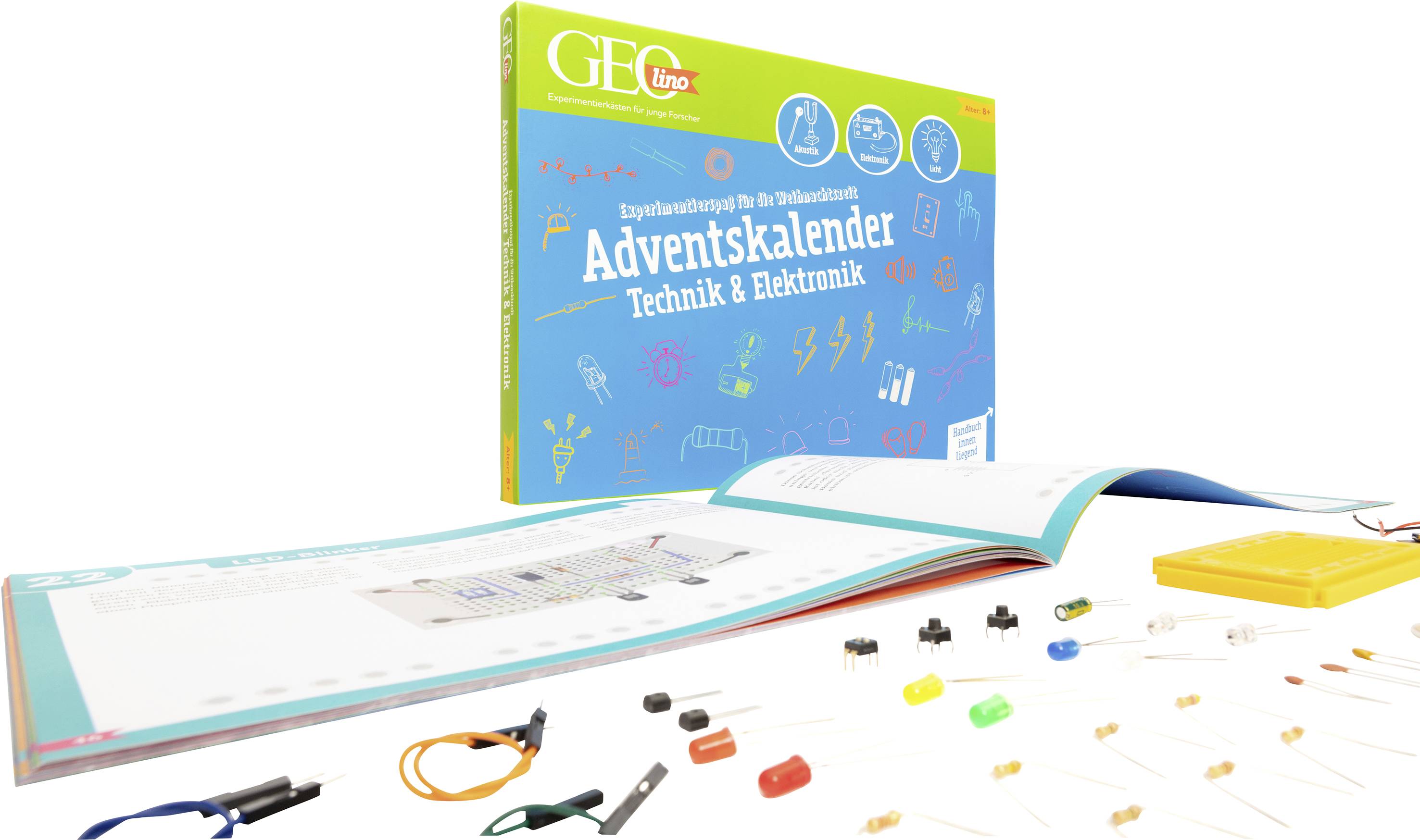 Geolino Technik & Elektronik Adventskalender Technik & Elektronik Experimente, GEOlino, Elektronik Adventskalender Altersklasse