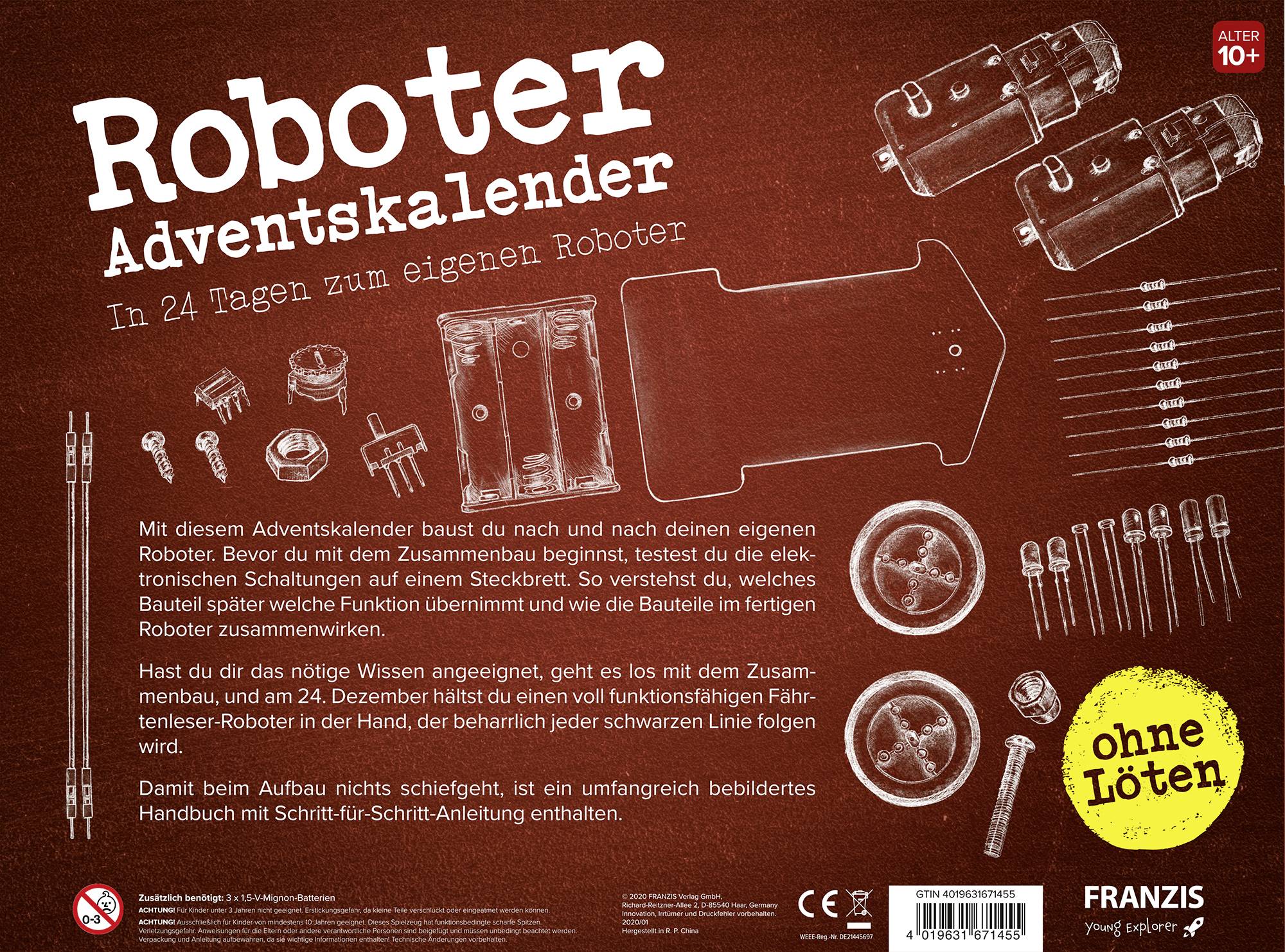 Roboter Adventskalender - Young Explorer