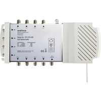 Renkforce RF-STS-380 SAT Multischalter Eingänge (Multischalter): 5 (4 SAT/1 terrestrisch) Teilnehmer-Anzahl: 8 Quad-LNB-tauglich Renkforce RF-STS-380 SAT Multischalter Eingänge (Multischalter): 5 (4 SAT/1 terrestrisch) Teilnehmer-Anzahl: 8 Quad-LNB-tauglich