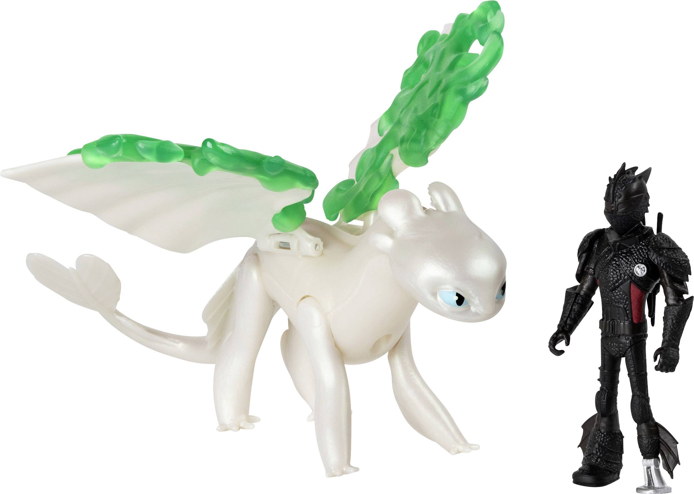 DreamWorks Dragons Legends Evolved, Hicks und Tagschatten, Drache mit Wikingerfigur und Zubehör