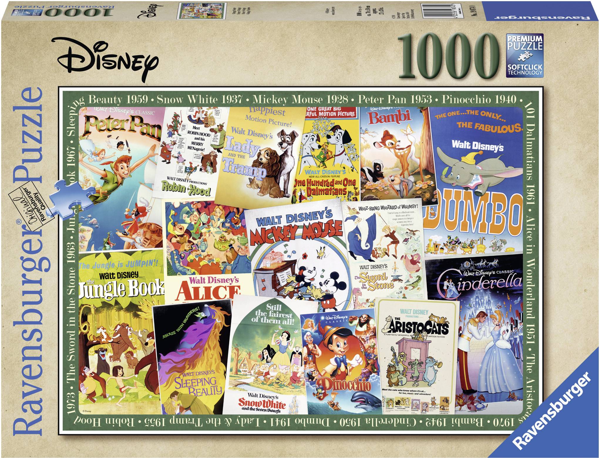 19874 Disney Vintage Movie Post.1000p 1 St.