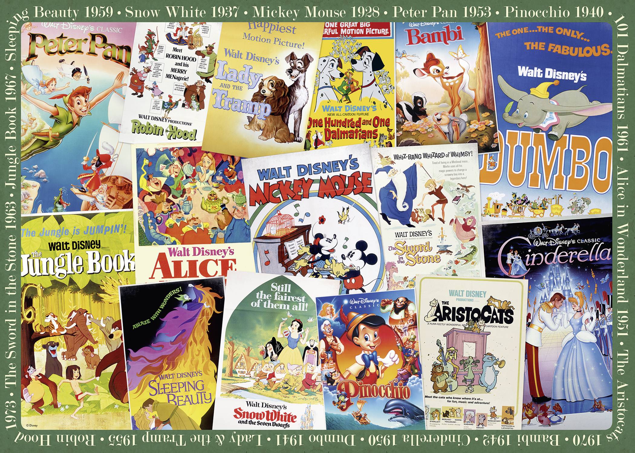 19874 Disney Vintage Movie Post.1000p 1 St.