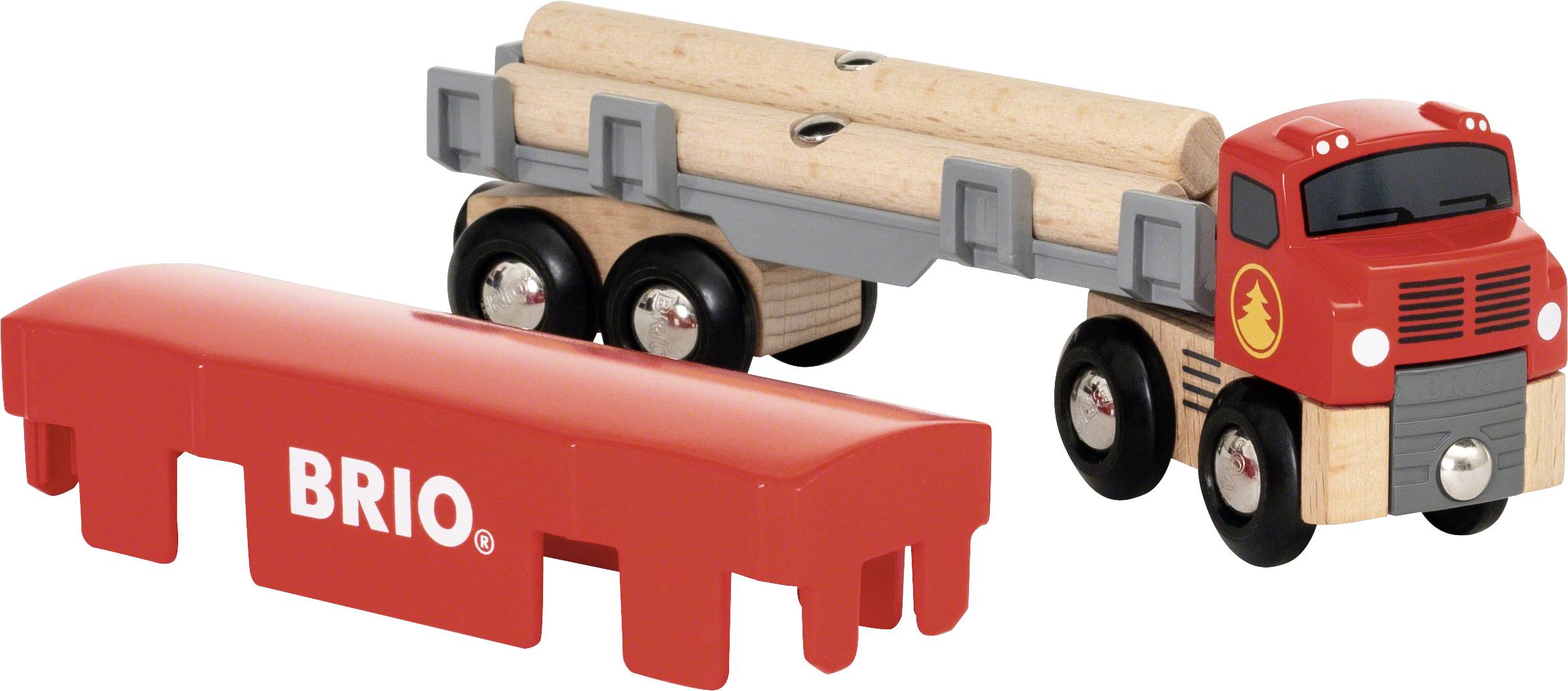 Brio 63365700 Holztransporter mit Magnetladung