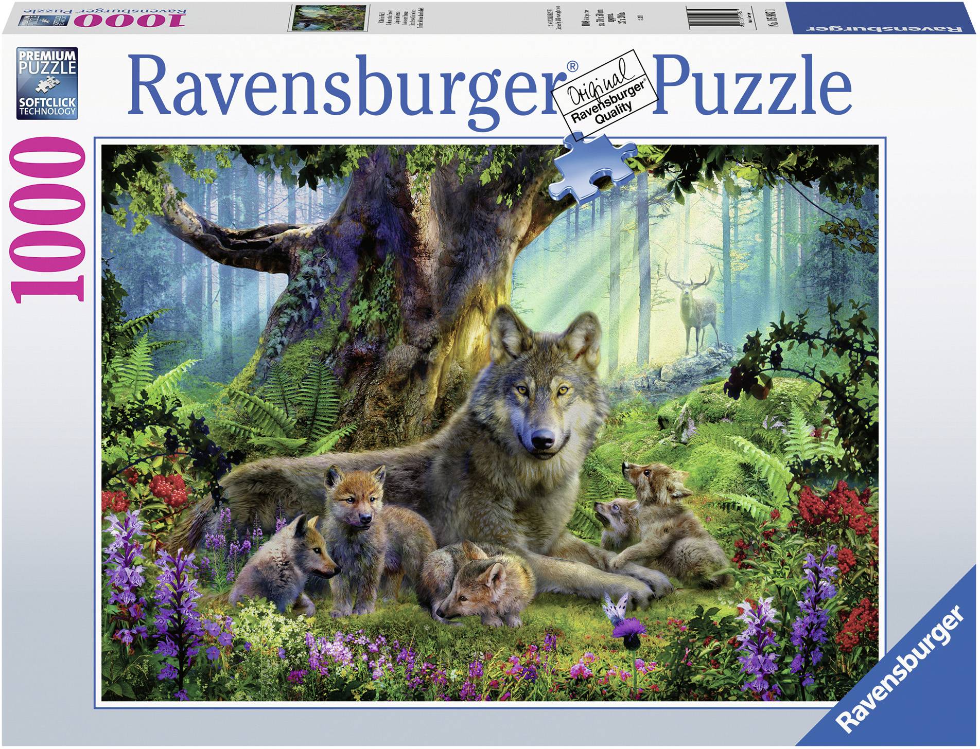 15987 Wölfe im Wald 1000p 1 St.