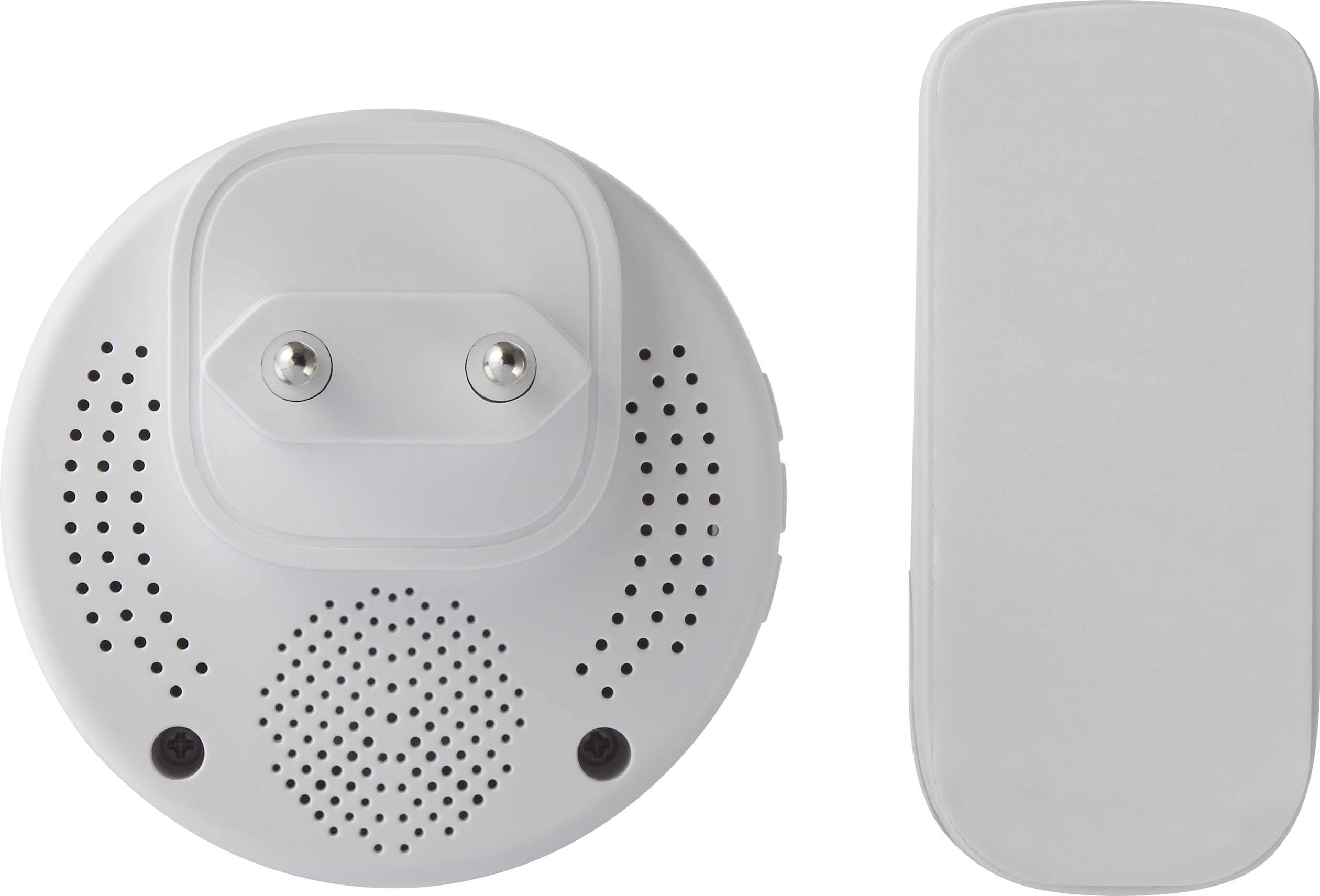 Sygonix SY-4510762 Funkklingel Komplett-Set batterielos, mit Blinklicht, mit Bewegungsmelder, mit Namensschild, mit automatischem