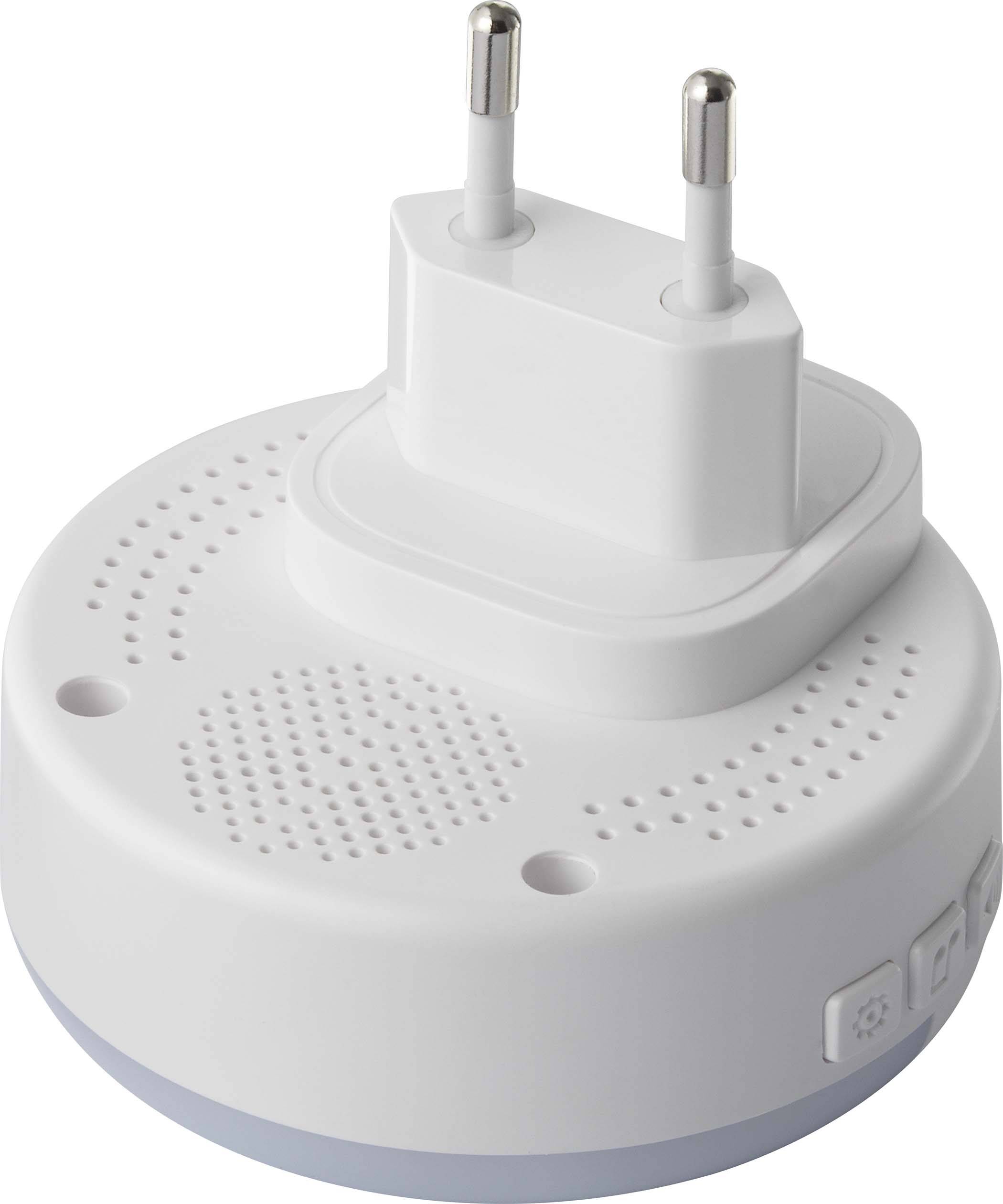 Sygonix SY-4510762 Funkklingel Komplett-Set batterielos, mit Blinklicht, mit Bewegungsmelder, mit Namensschild, mit automatischem