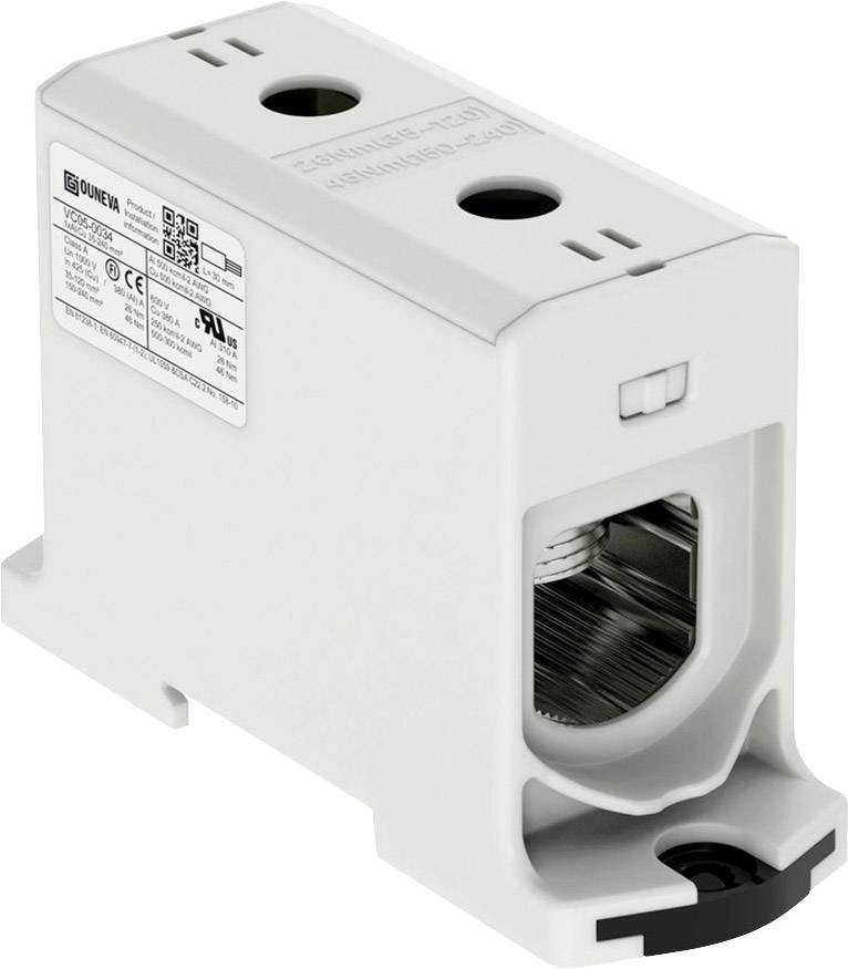 Ouneva Group VC05-0034 Verteilerblock Schrauben Grau 1St.