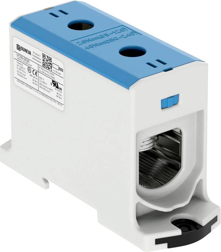 Ouneva Group VC05-0035 Verteilerblock Schrauben Blau 1 St.