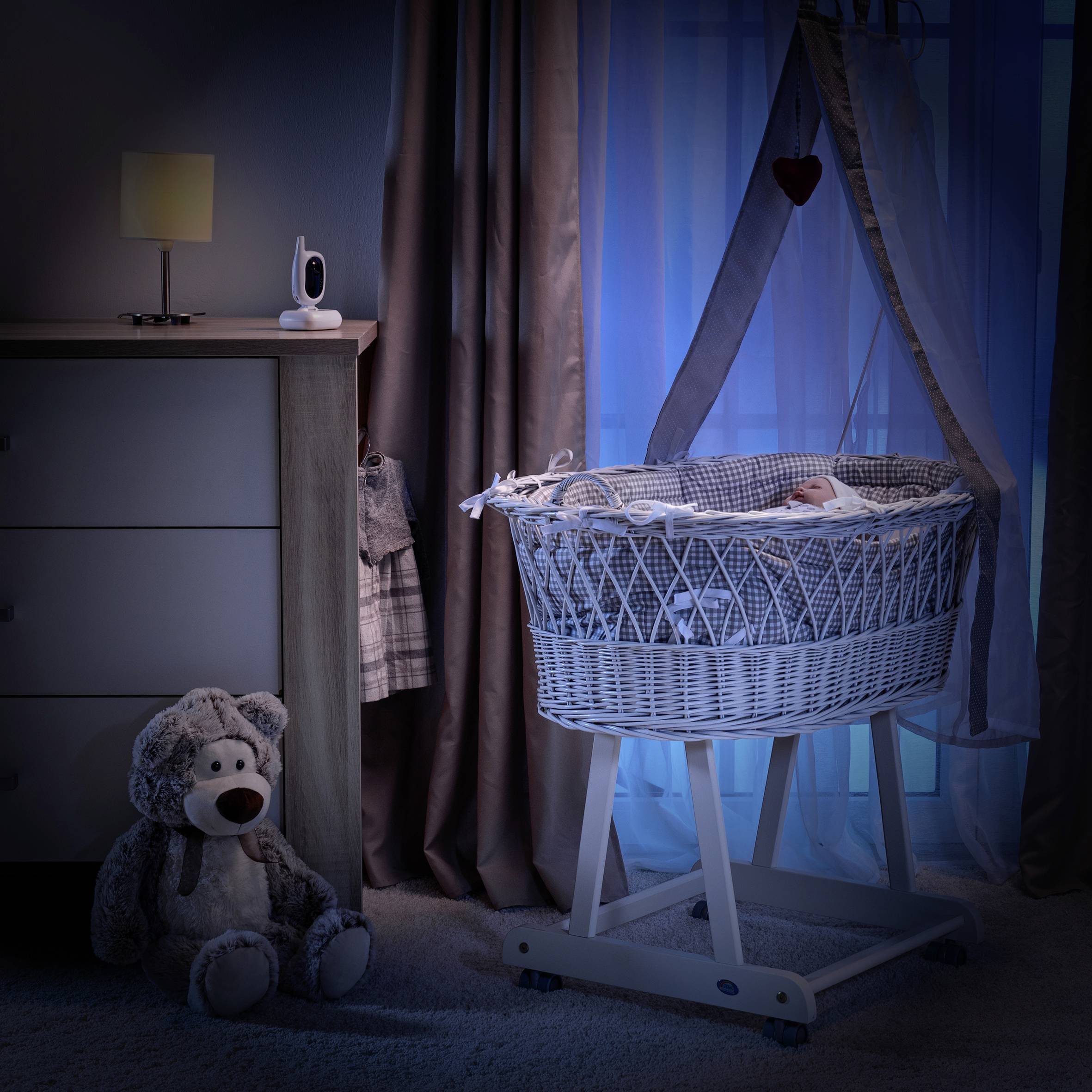 REER 80430 Babyphone mit Kamera Funk 2.4GHz