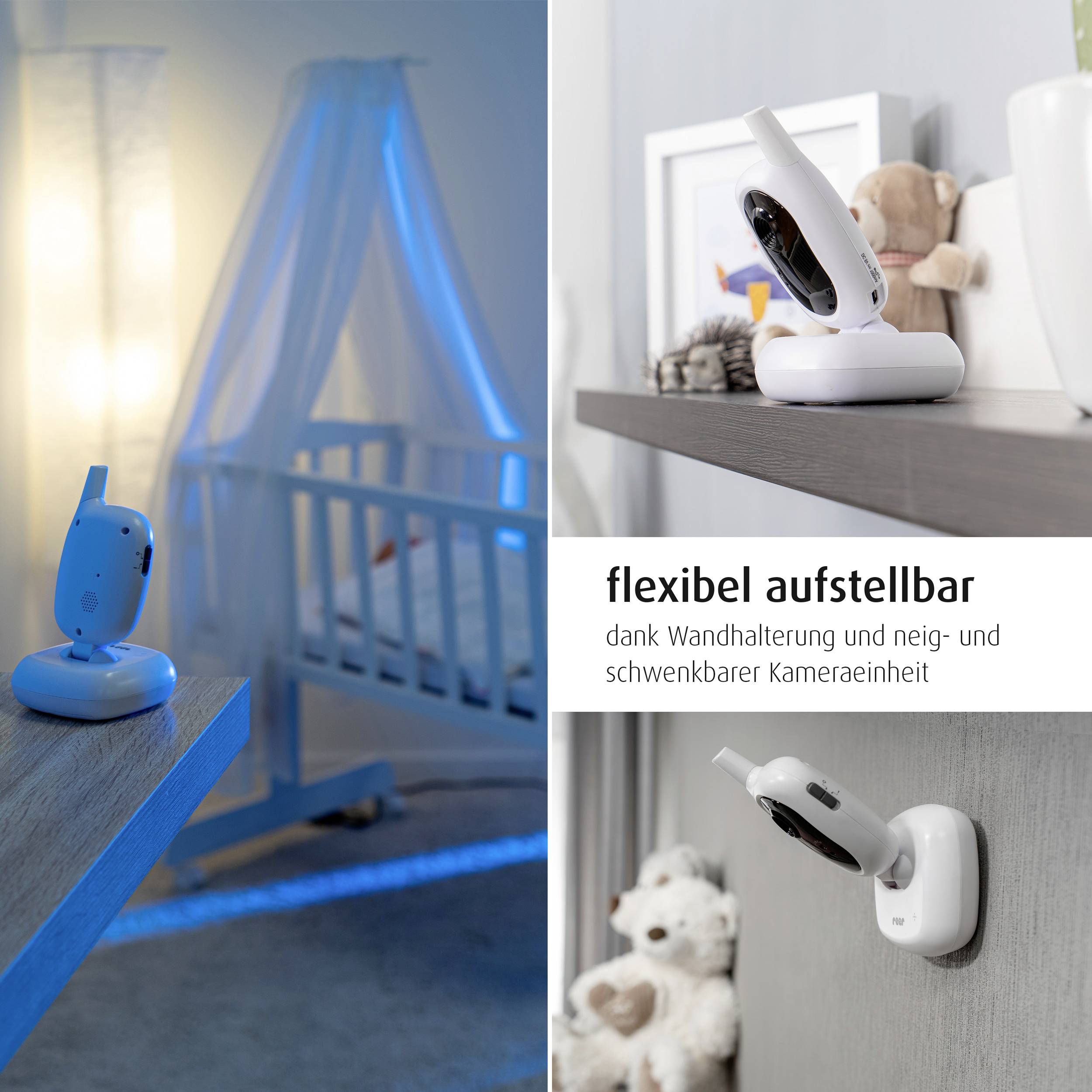 REER 80430 Babyphone mit Kamera Funk 2.4GHz