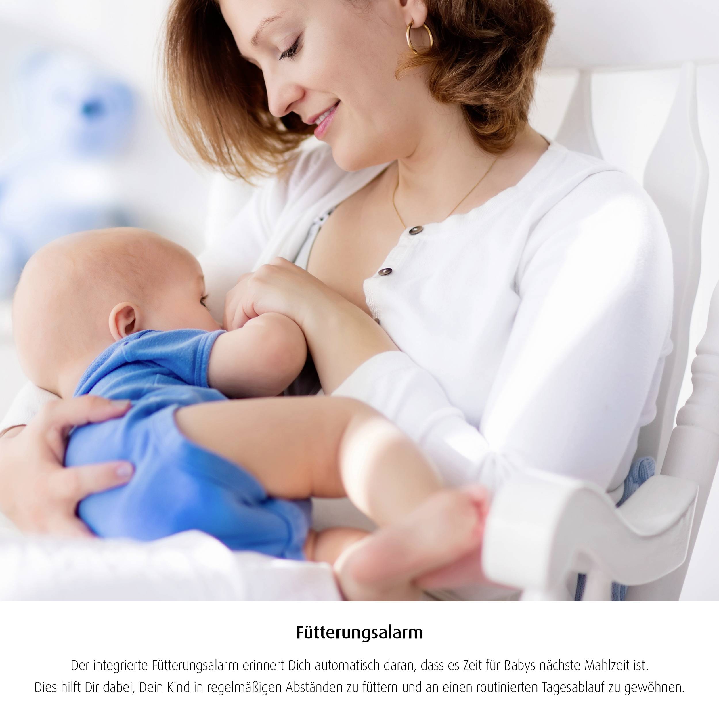 REER 80430 Babyphone mit Kamera Funk 2.4GHz