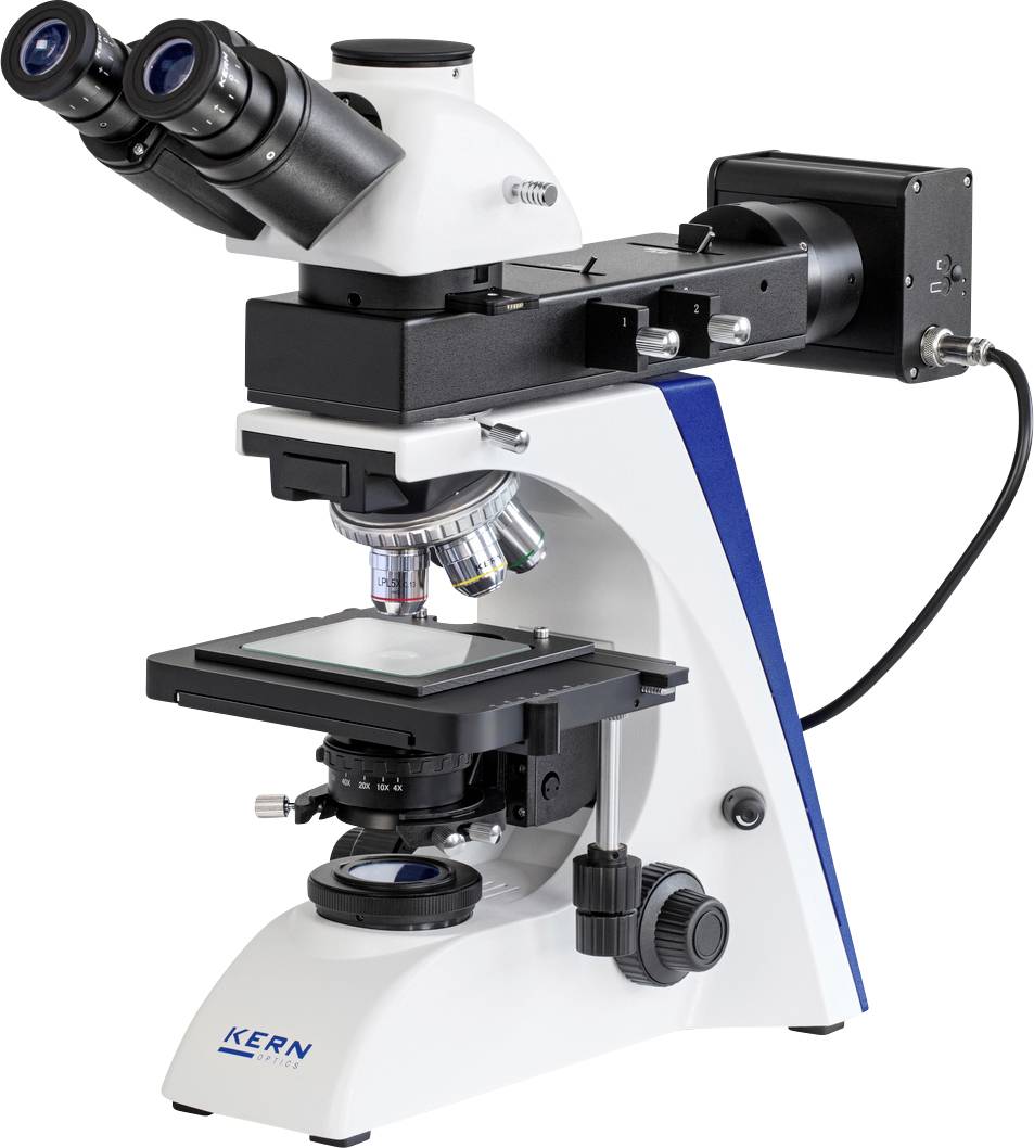 Kern OKO 178 Metallurgisches Mikroskop Trinokular 1000 x Auflicht, Durchlicht
