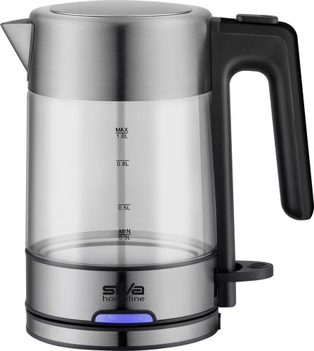 KL-G 2002 Wasserkocher schnurlos Schwarz, Edelstahl (gebürstet)