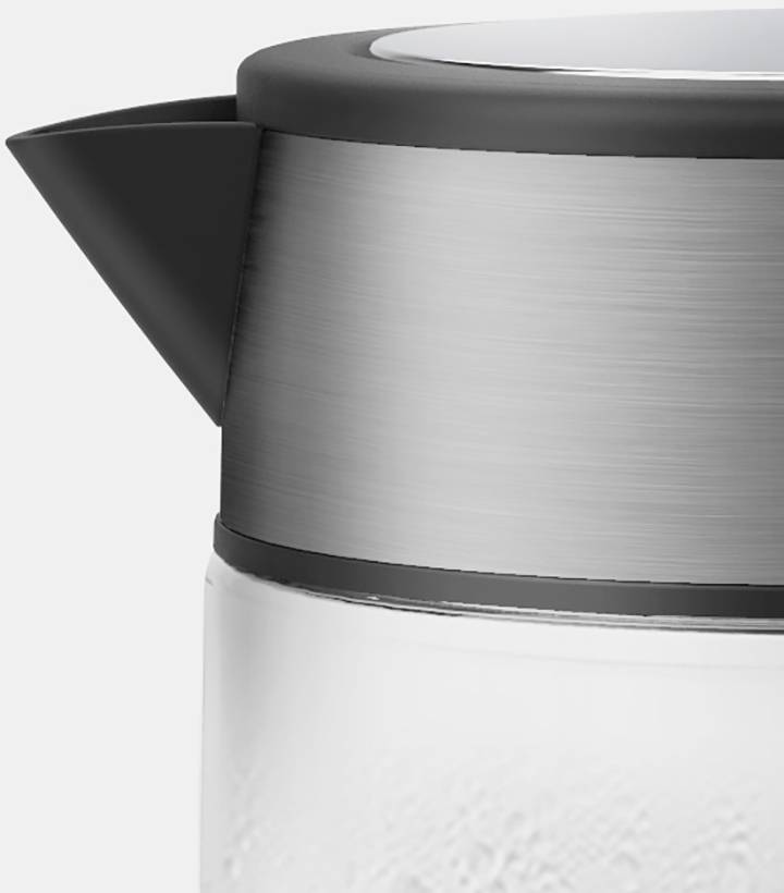 Silva Homeline KL-G 2006 Wasserkocher schnurlos Schwarz, Edelstahl (gebürstet)