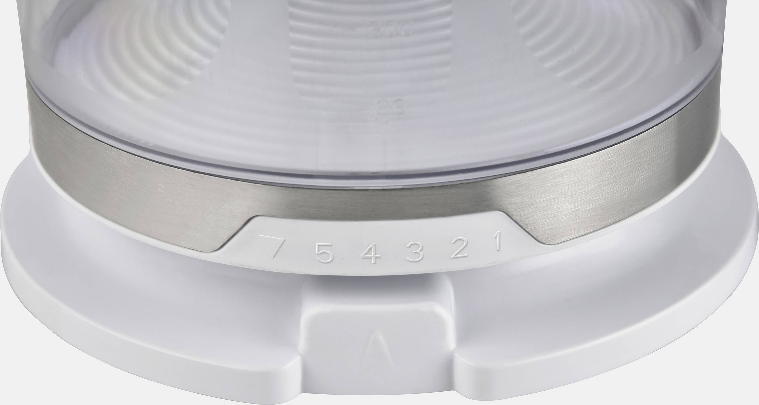 Silva Homeline Zitruspresse ZB 3500 40W mit Standfuß Edelstahl, Weiß