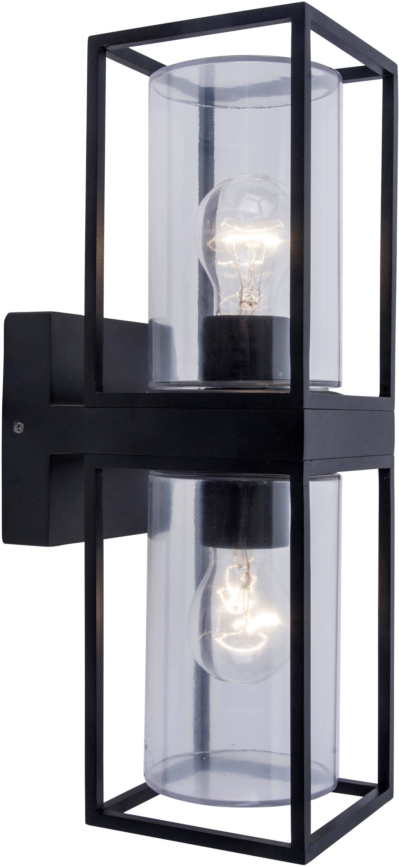 Lutec Flair 5288804012 Außenwandleuchte LED E27 80W Schwarz (matt)