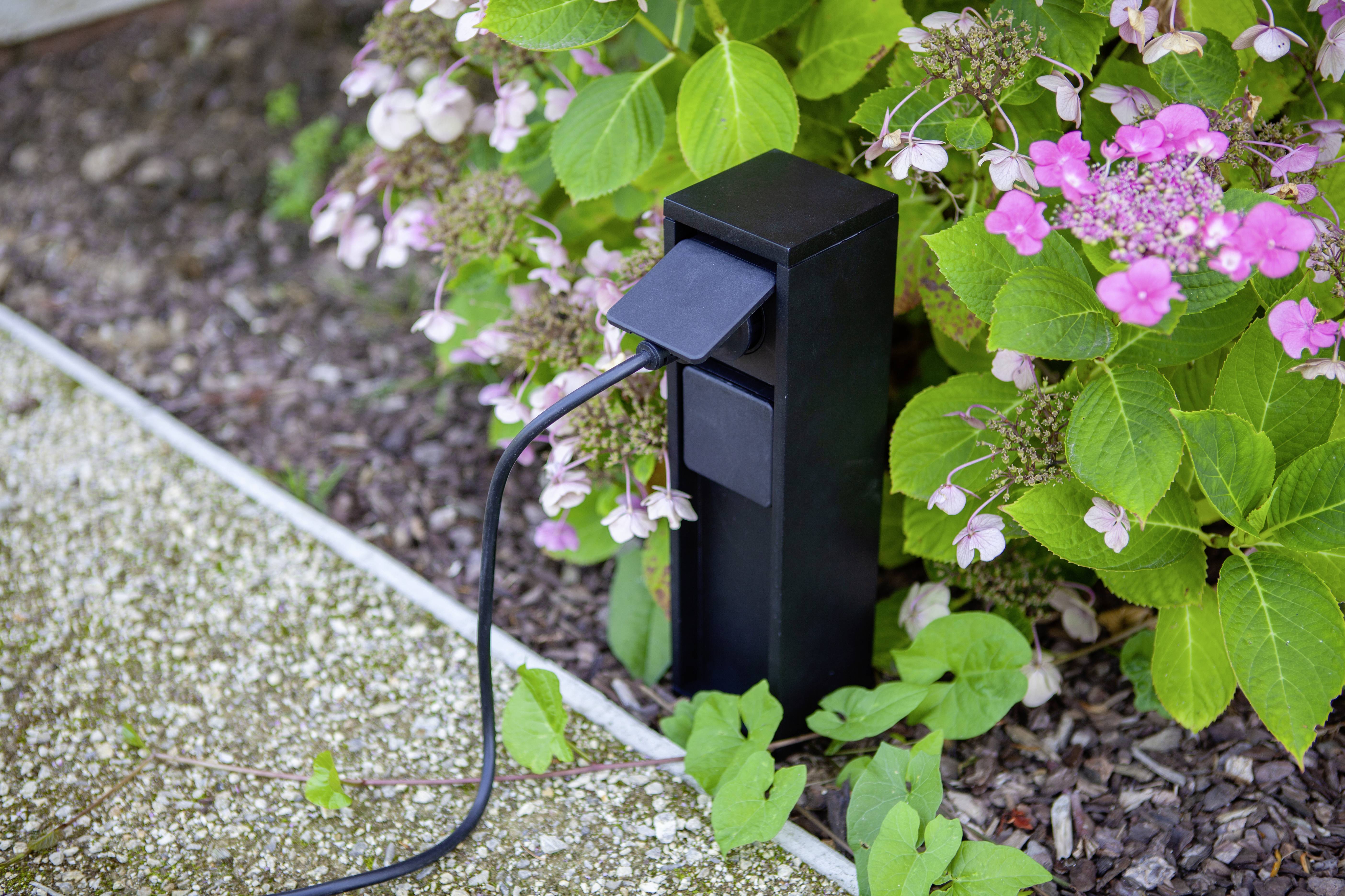 Lutec 9702201012 Stromverteiler Matt Schwarz