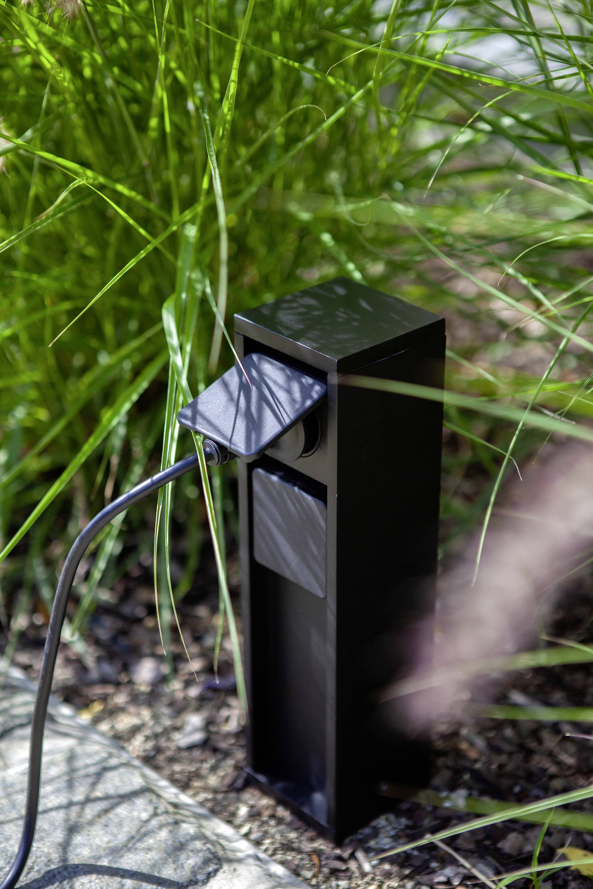 Lutec 9702201012 Stromverteiler Matt Schwarz