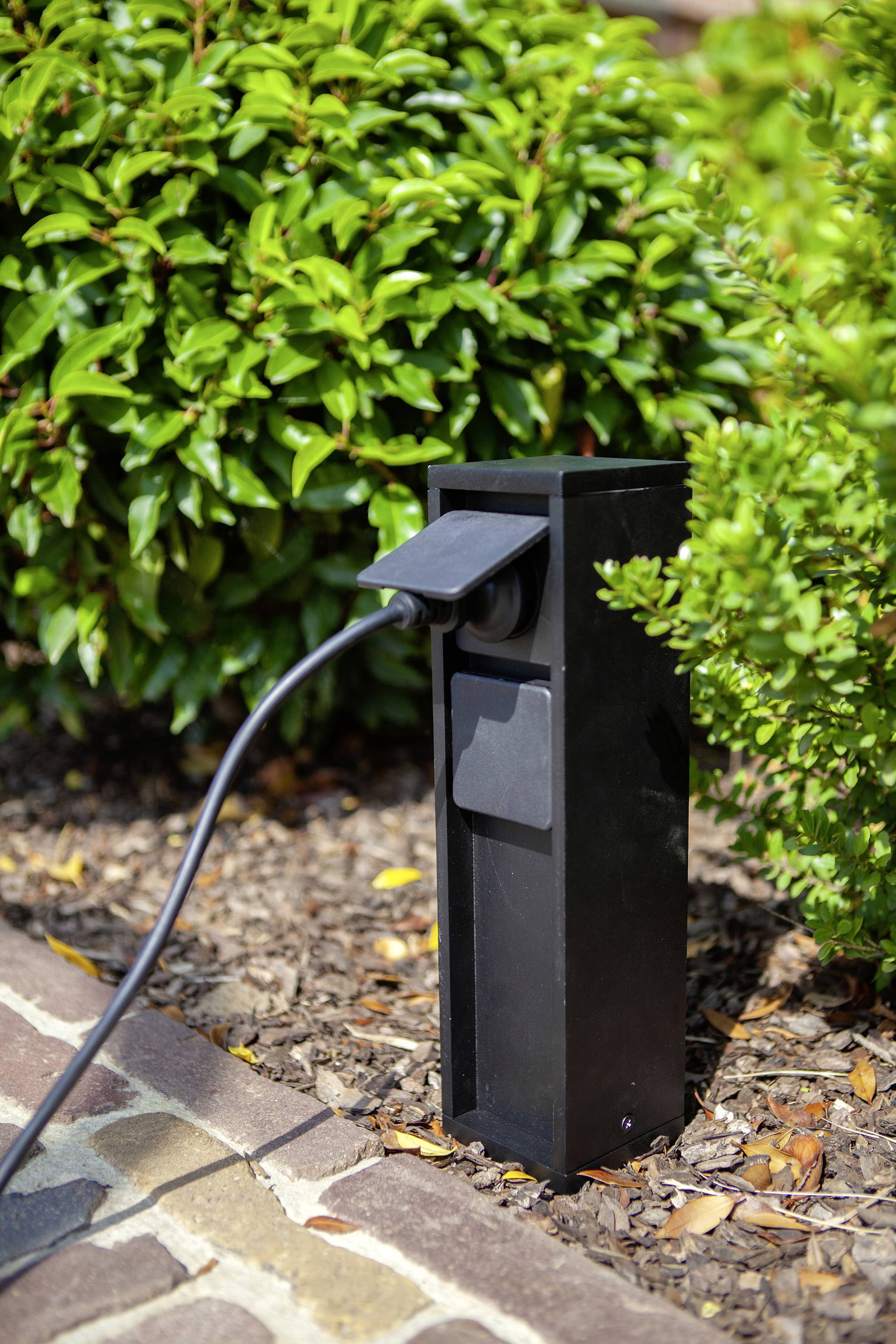 Lutec 9702201012 Stromverteiler Matt Schwarz