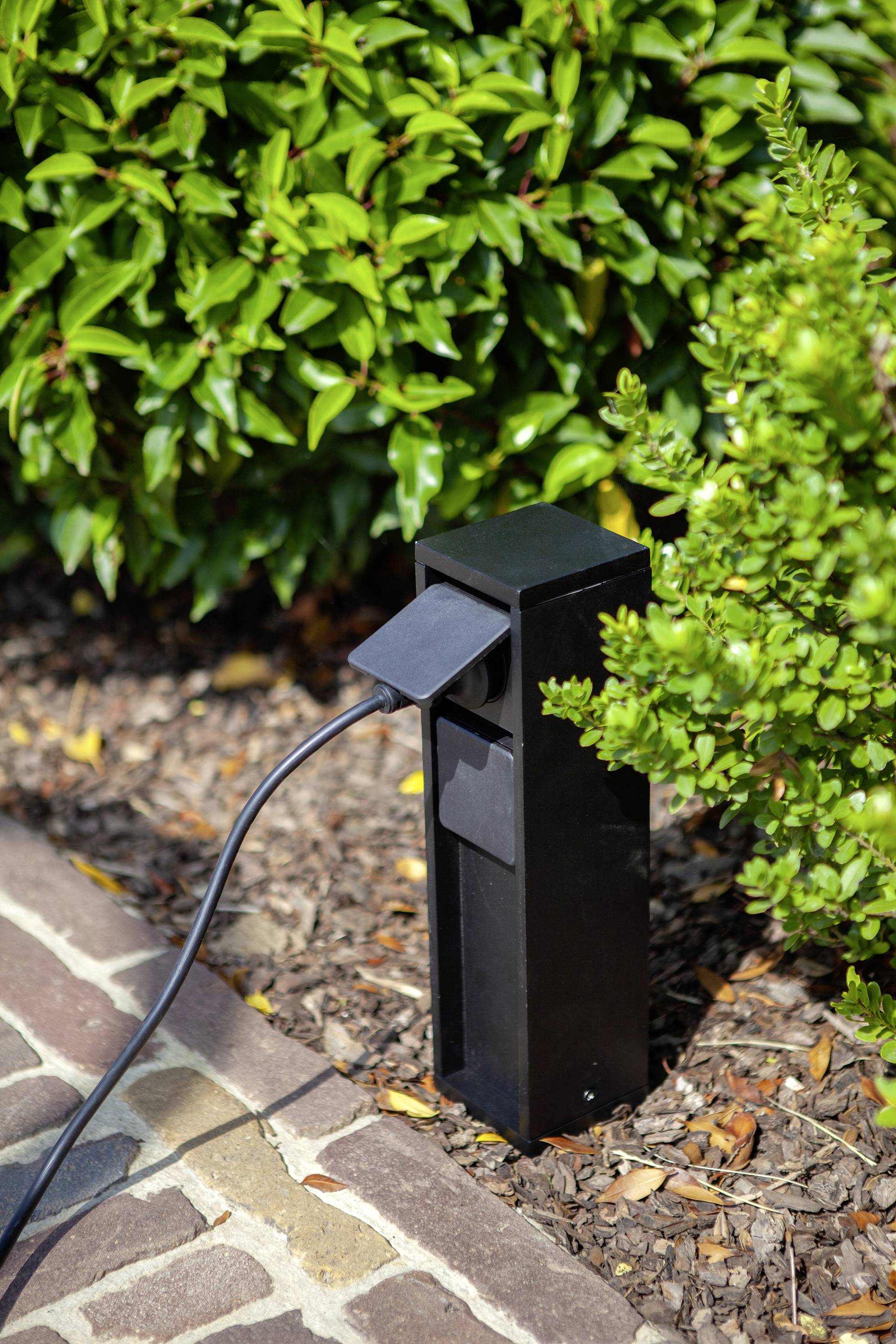 Lutec 9702201012 Stromverteiler Matt Schwarz